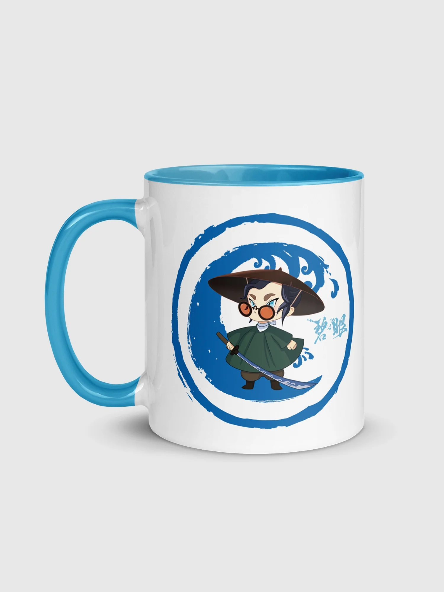 Blue Eye Samurai Chibi Mizu Two-Tone Mug