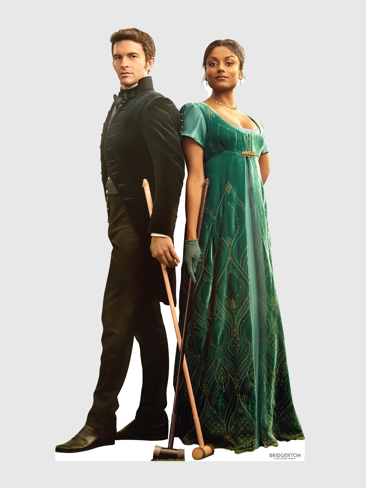 Bridgerton Anthony & Kate Cardboard Cutout Standee