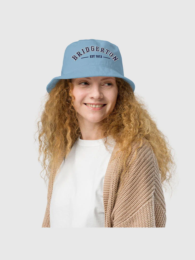 Bridgerton Varsity Bucket Hat [Slate Blue] - Image 3