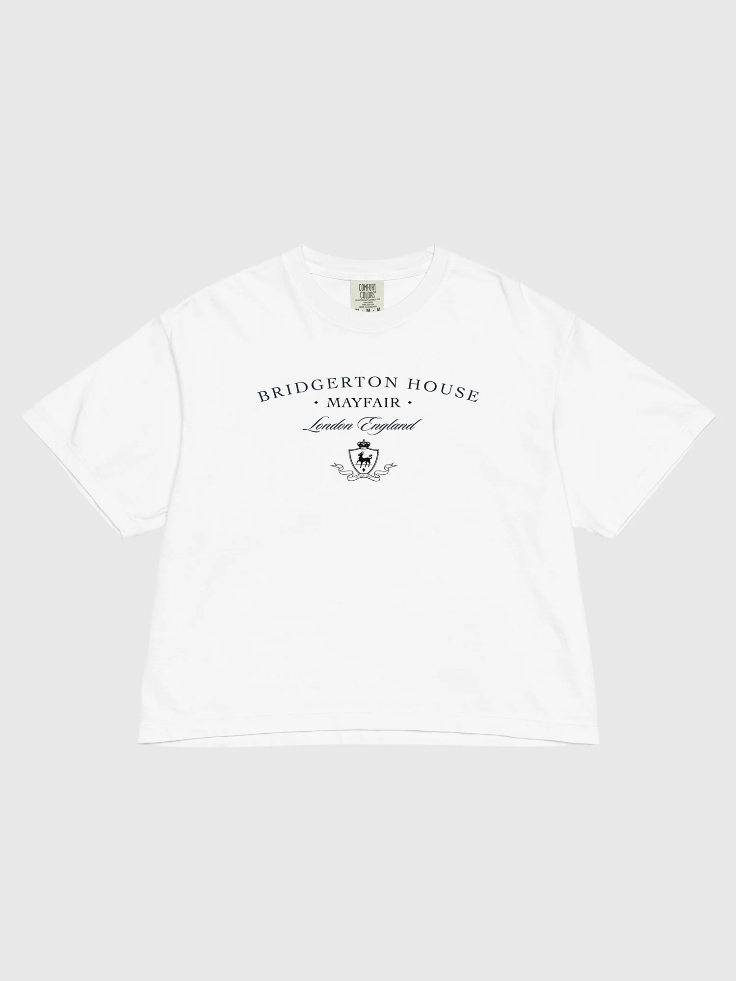 Bridgerton House Mayfair Women's Heavyweight Boxy T-Shirt