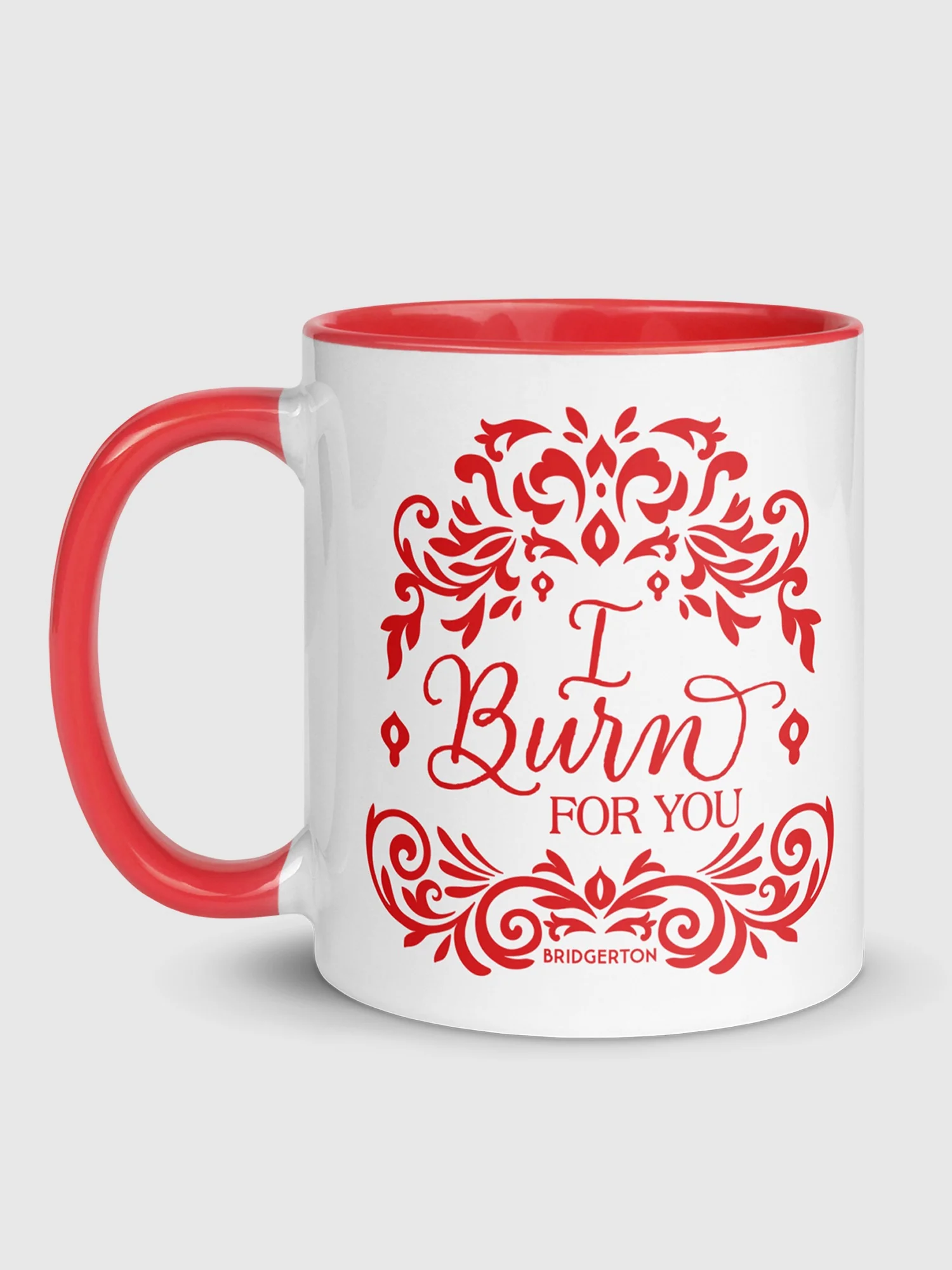 Bridgerton I Burn For You Two-tone Mug