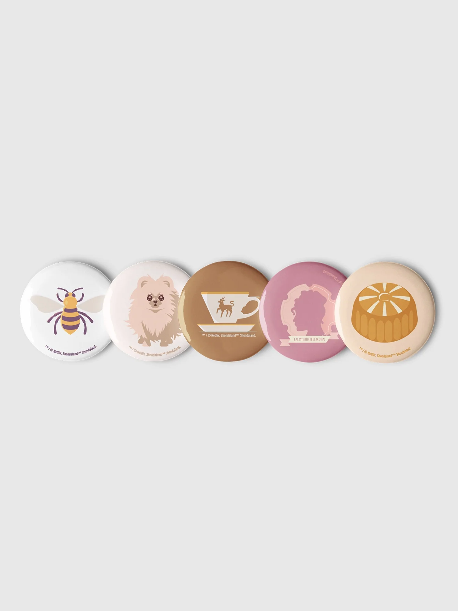 Bridgerton Icons 5 Pin Set