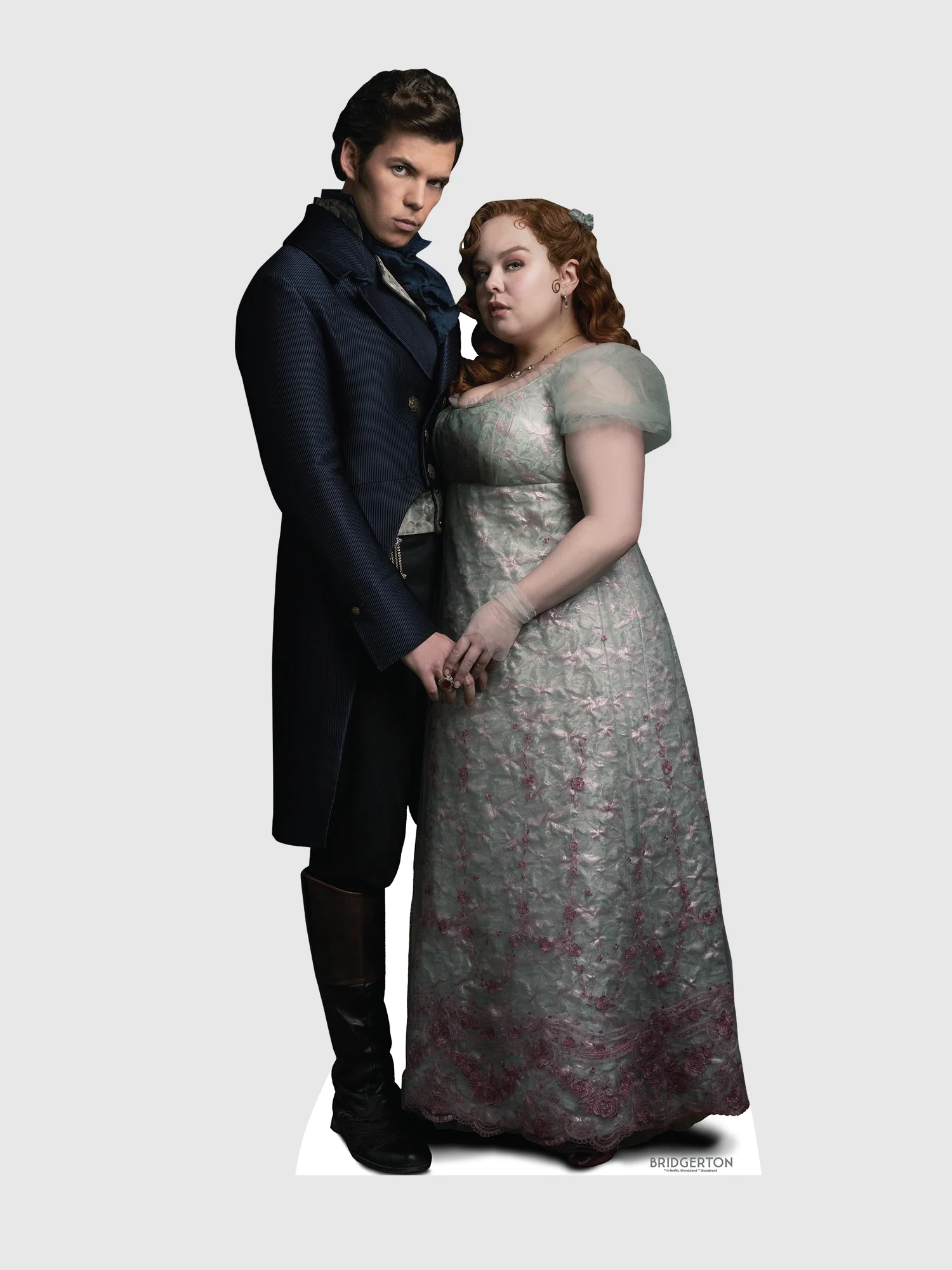 Bridgerton Penelope & Colin Cardboard Cutout Standee