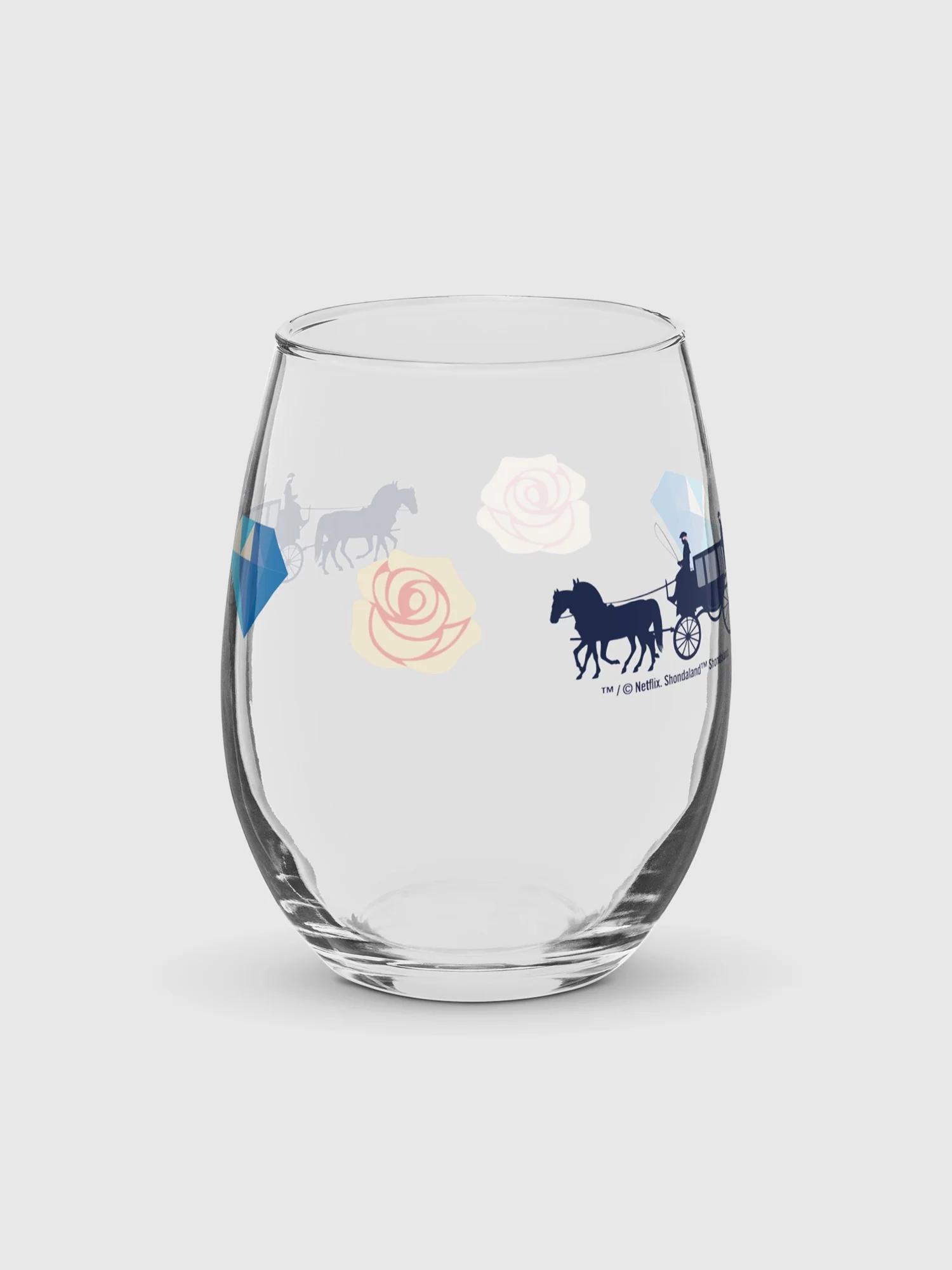 Bridgerton The Ton Stemless Wine Glass