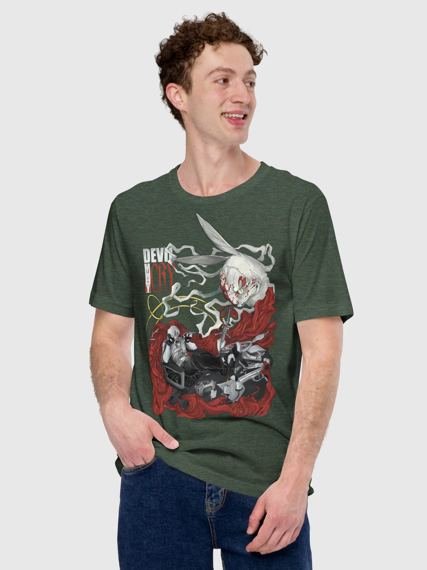 Devil May Cry Santanu Hazarika Poster T-Shirt - Image 2