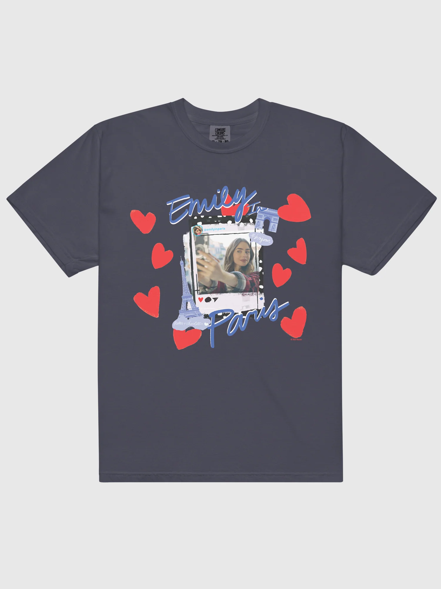 Emily in Paris Comfort Colors T-Shirt Selfie