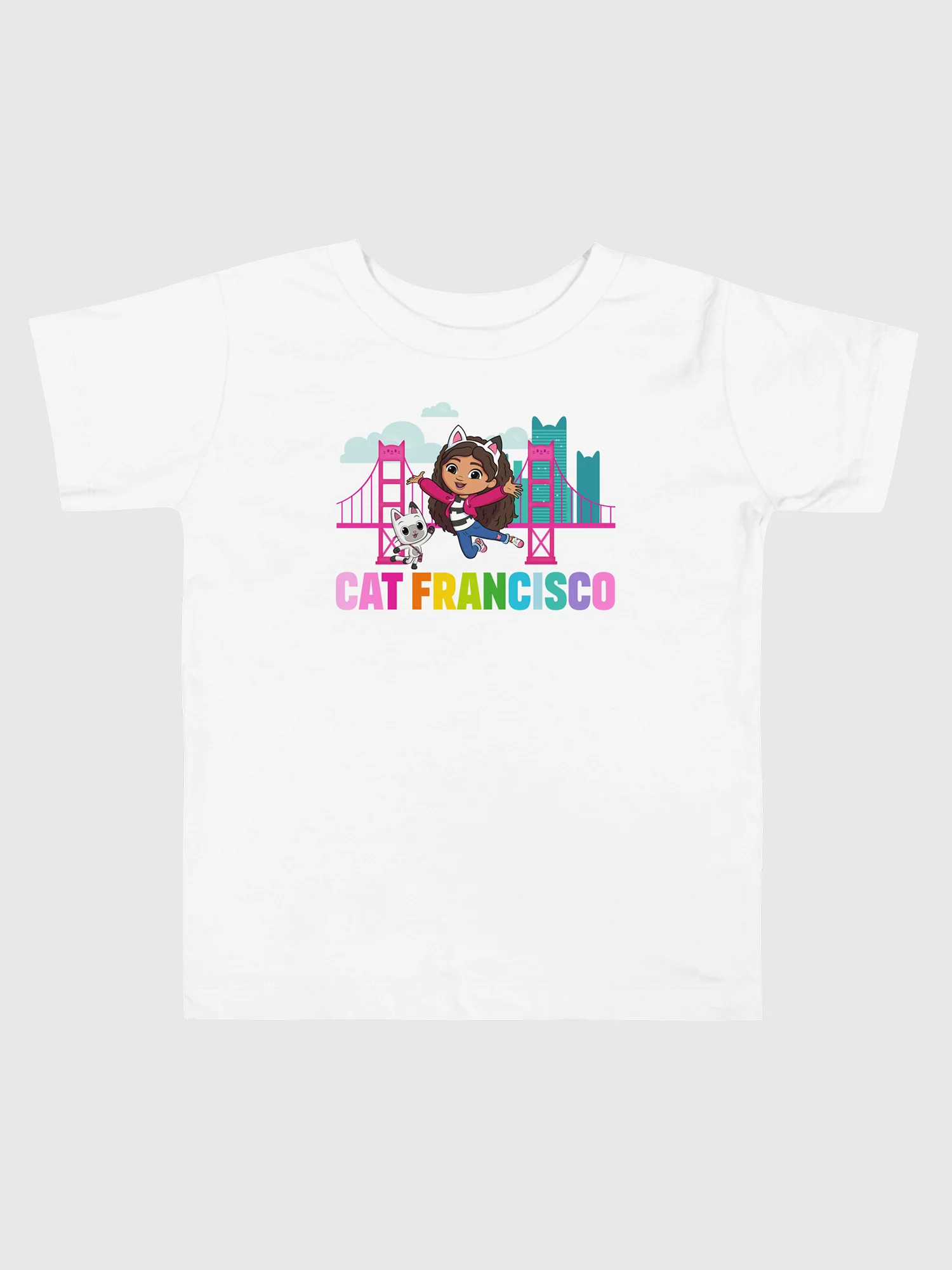 Gabby's Dollhouse The Movie Cat Francisco Toddler T-Shirt