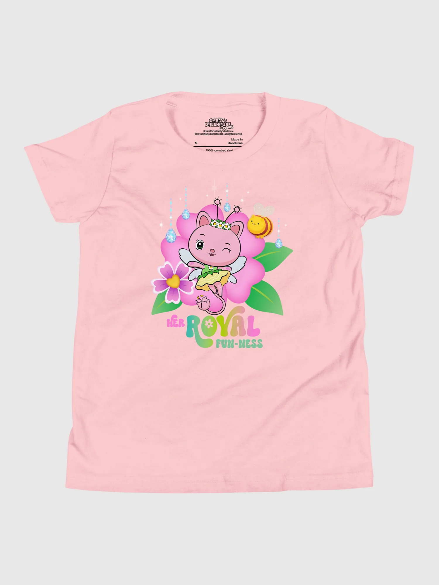 Gabby's Dollhouse The Movie Royal Fun-ness Kids T-Shirt