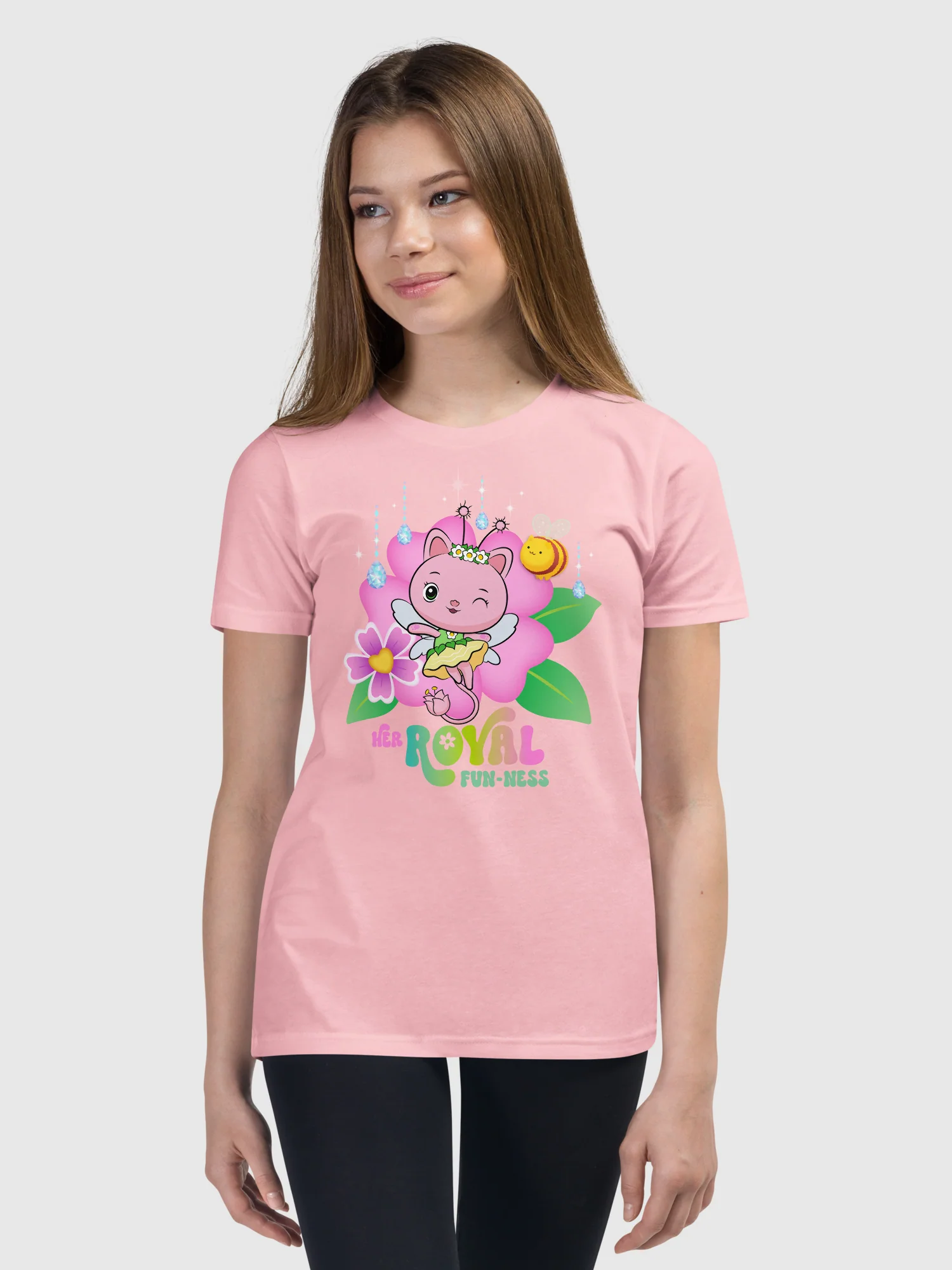 Gabby's Dollhouse The Movie Royal Fun-ness Kids T-Shirt - Image 2