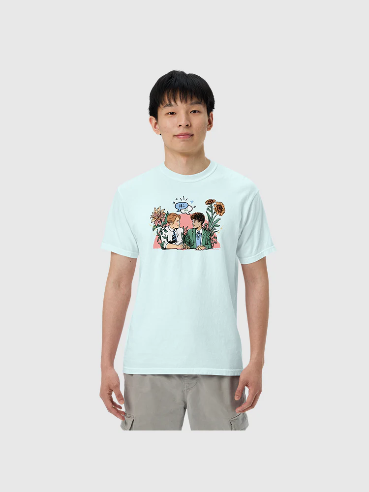 Heartstopper Nick & Charlie Comfort Colors T-Shirt - Image 2