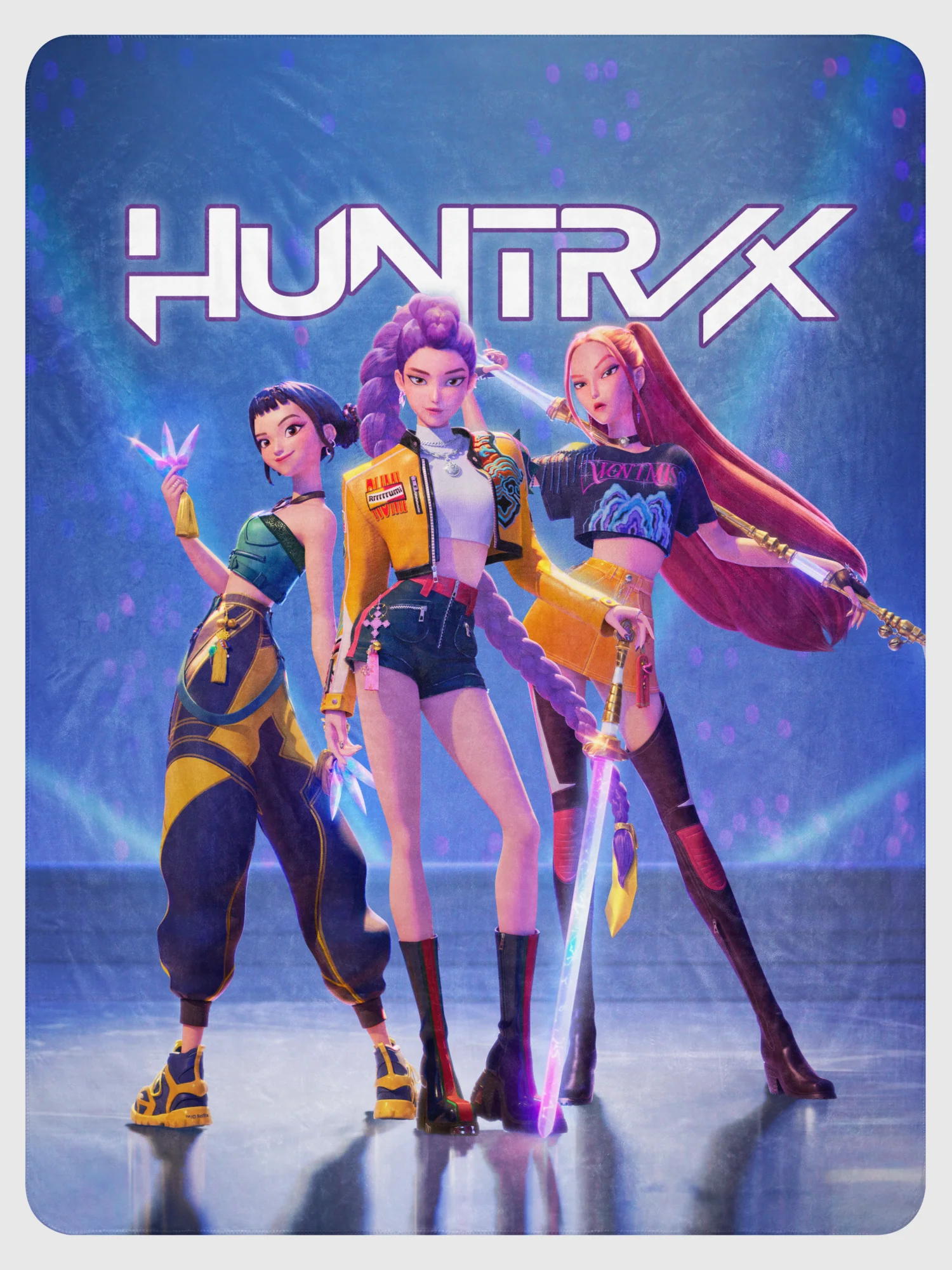 KPop Demon Hunters HUNTR/X Sherpa Blanket - Image 4