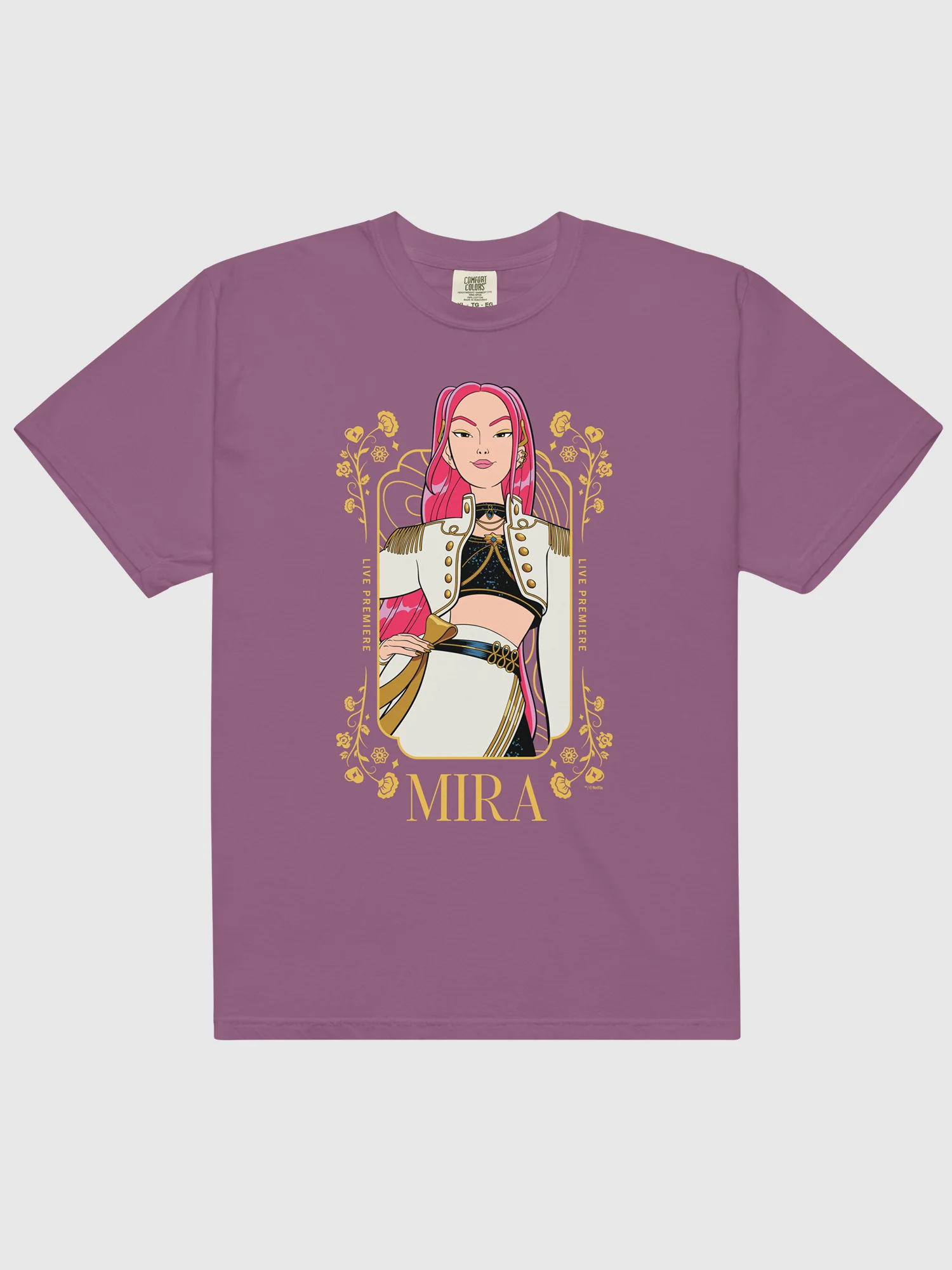 KPop Demon Hunters Comfort Colors T-Shirt Mira Golden
