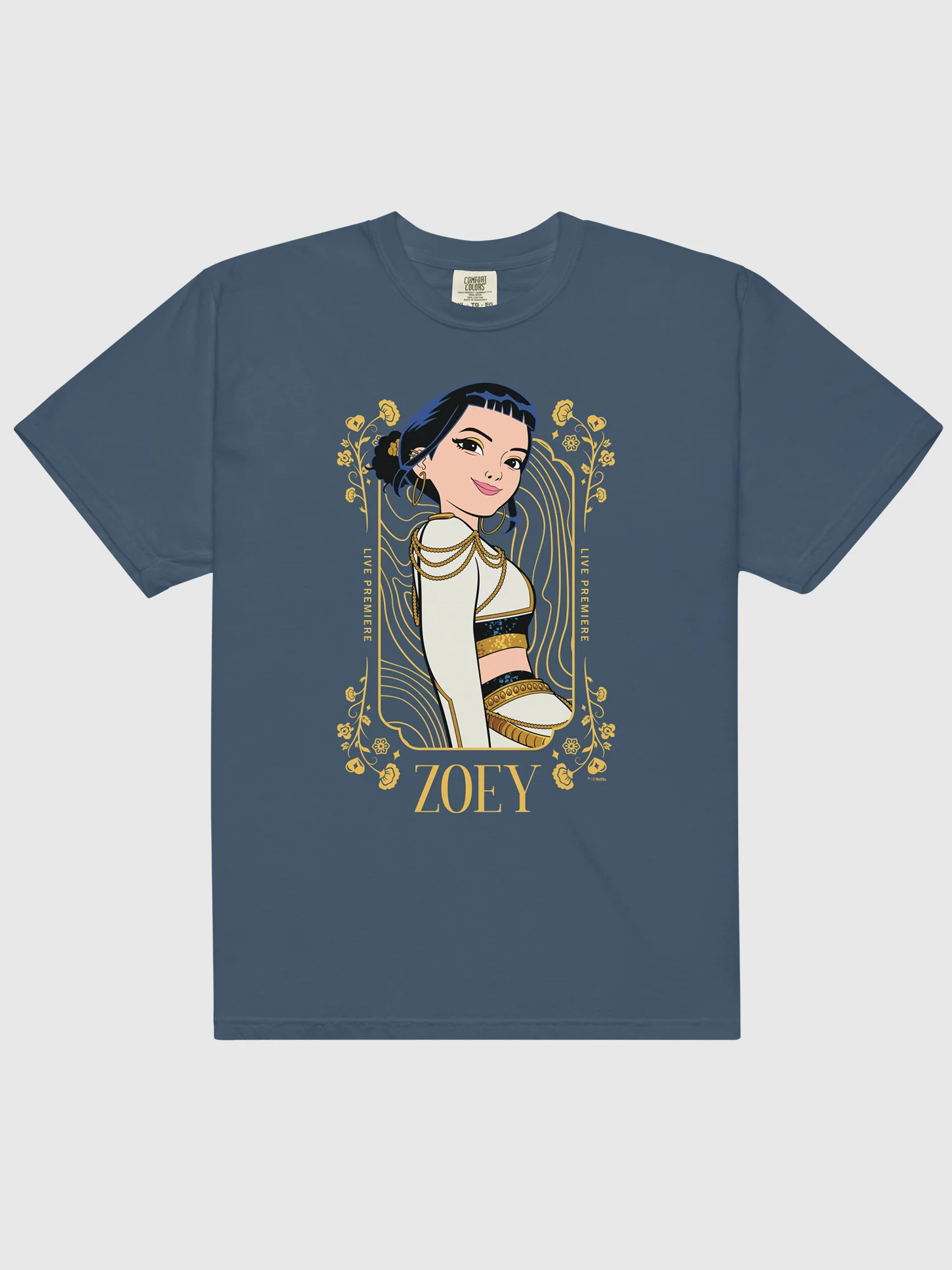 KPop Demon Hunters Comfort Colors T-Shirt Zoey Golden