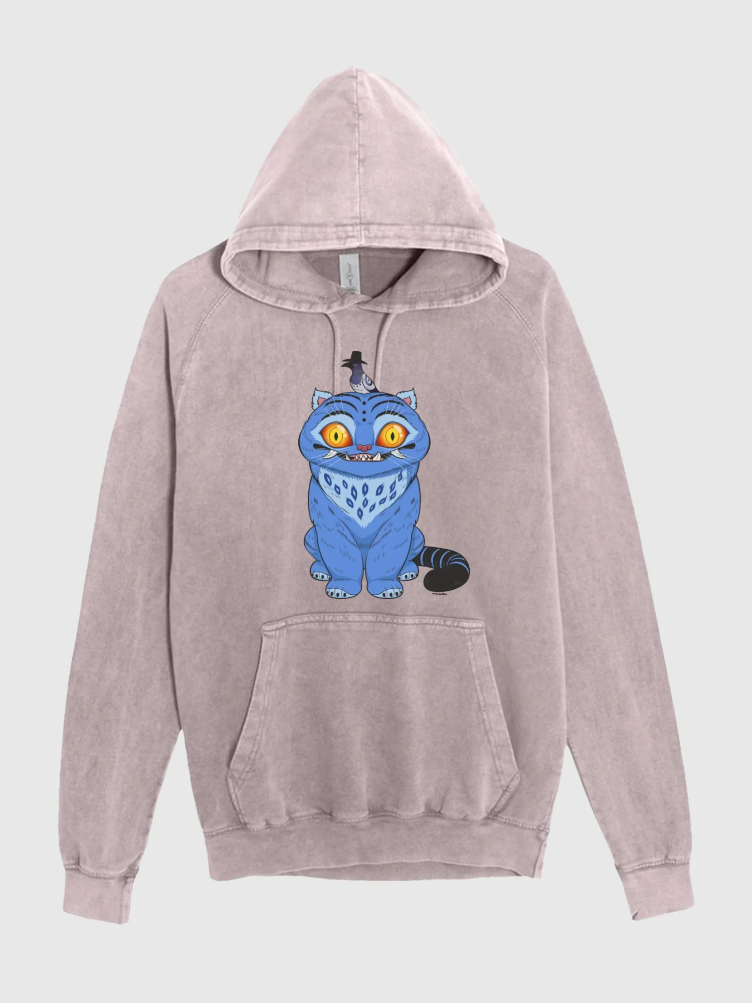 KPop Demon Hunters Derpy Mineral Wash Adult Hoodie