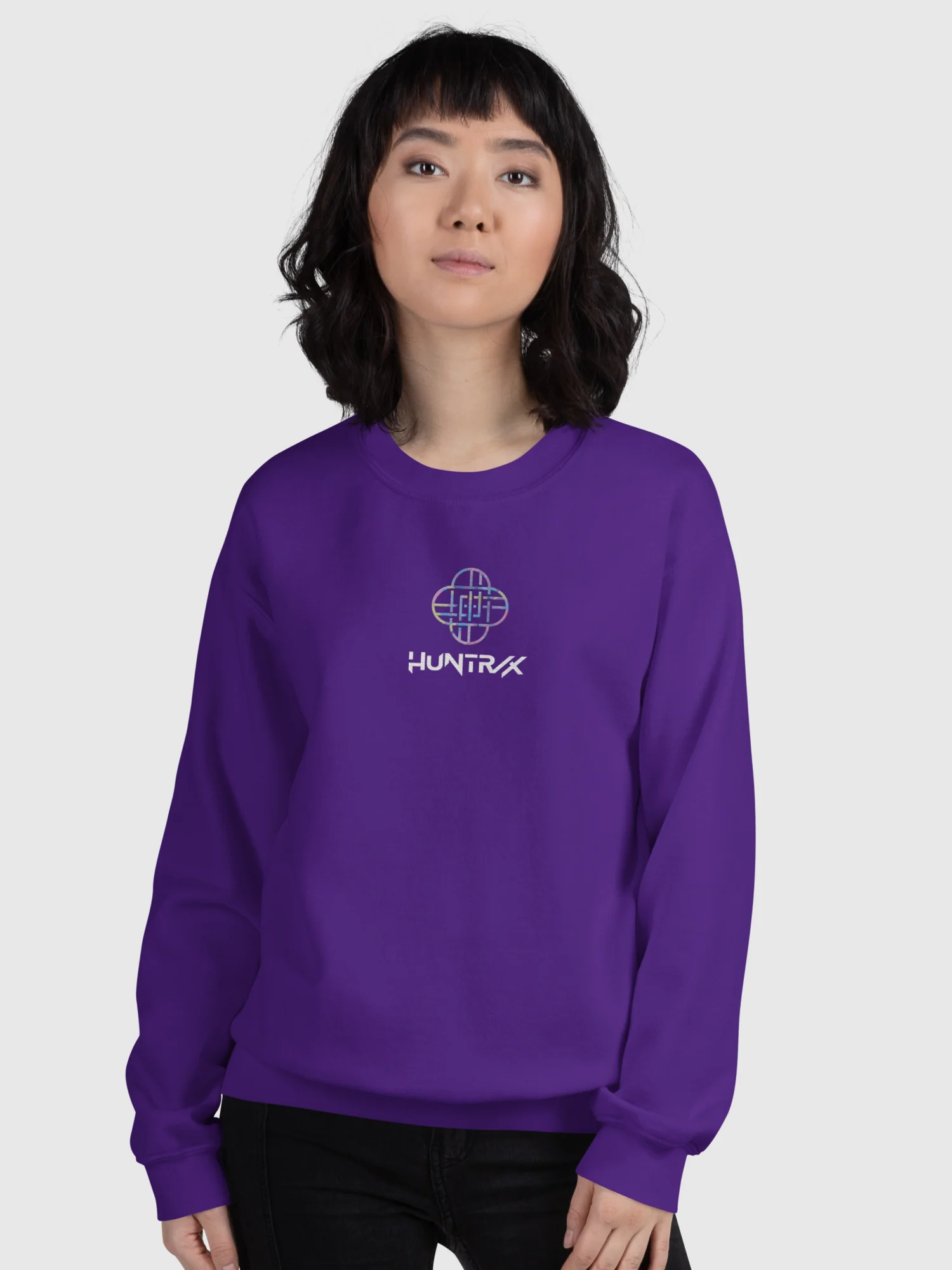 KPop Demon Hunters HUNTR/X Embroidered Crewneck Sweatshirt - Image 3