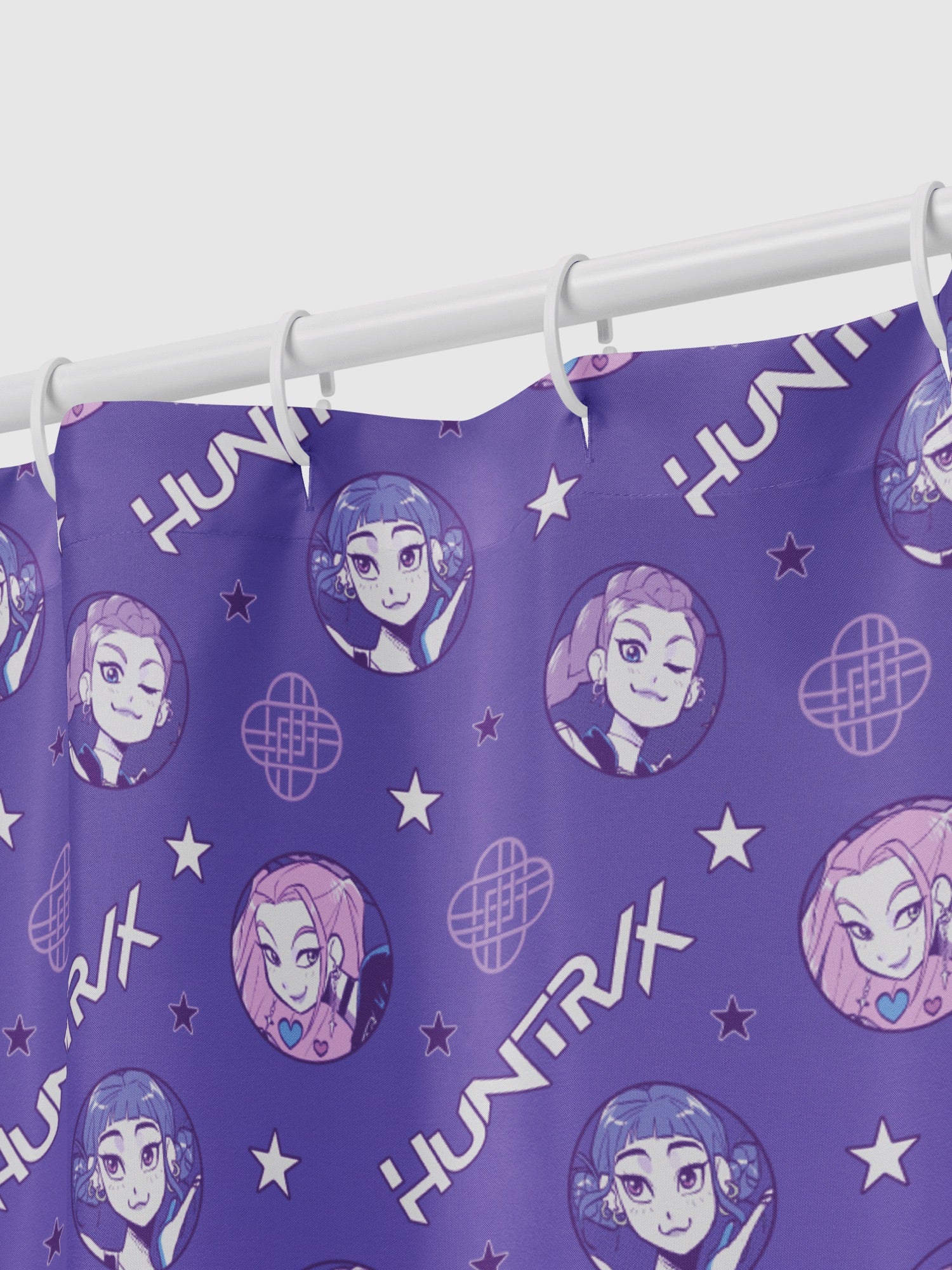 KPop Demon Hunters HUNTR/X Shower Curtain - Image 2
