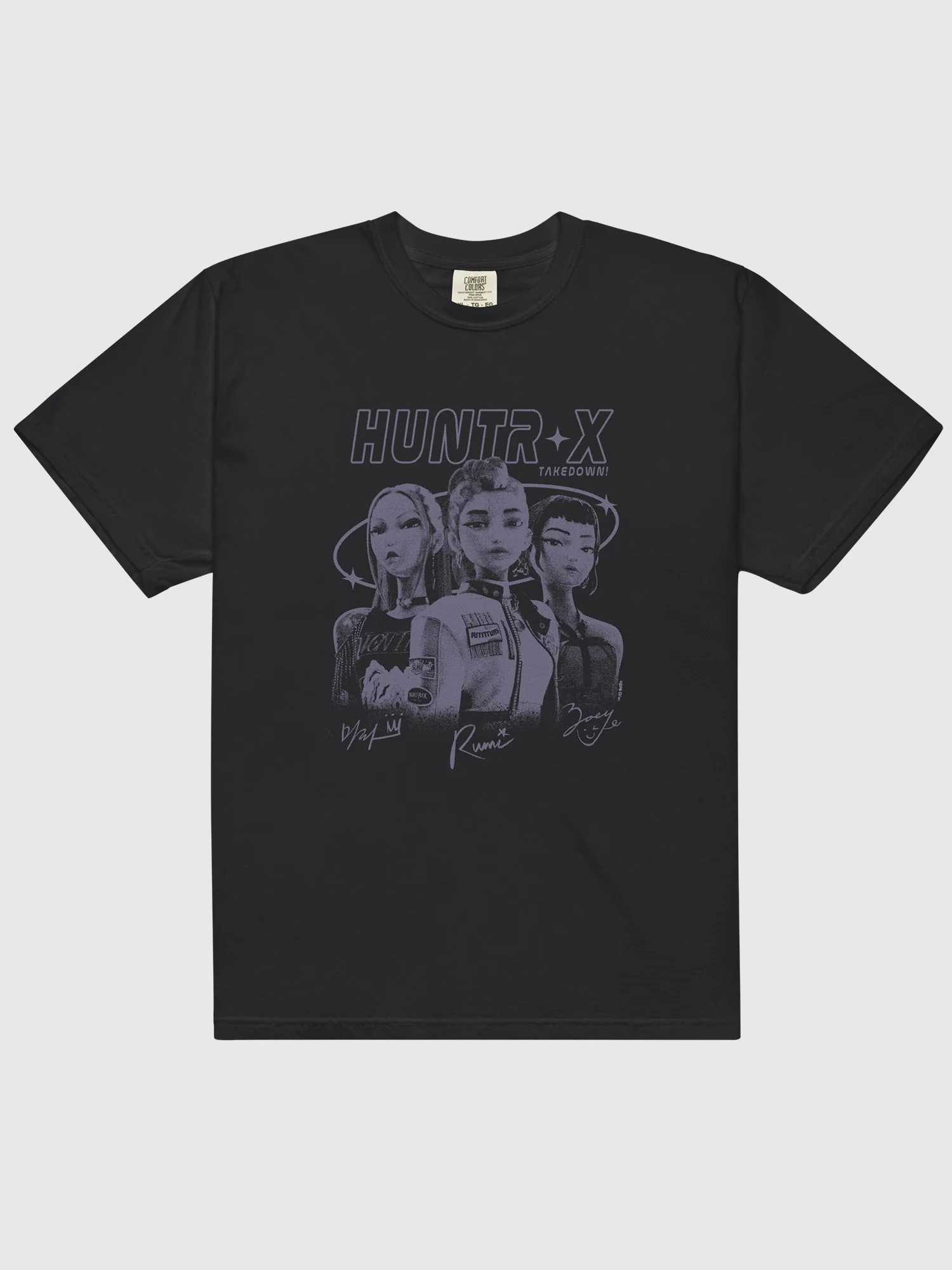 KPop Demon Hunters HUNTR/X Takedown Comfort Colors T-Shirt