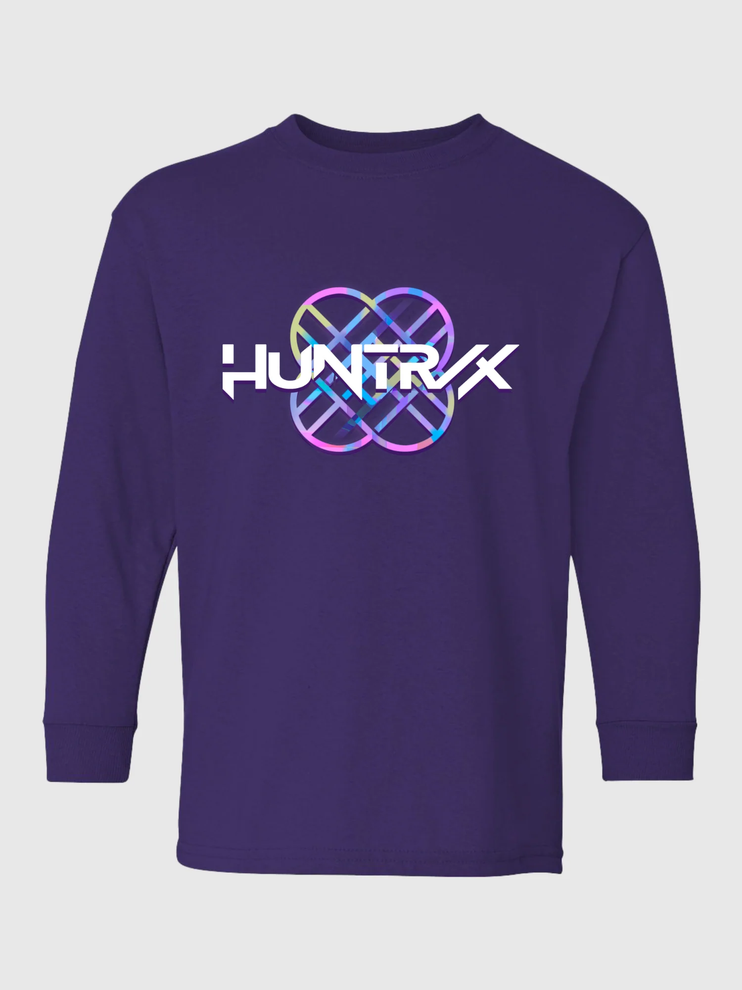 KPop Demon Hunters HUNTR/X Logo Kids Long Sleeve T-Shirt
