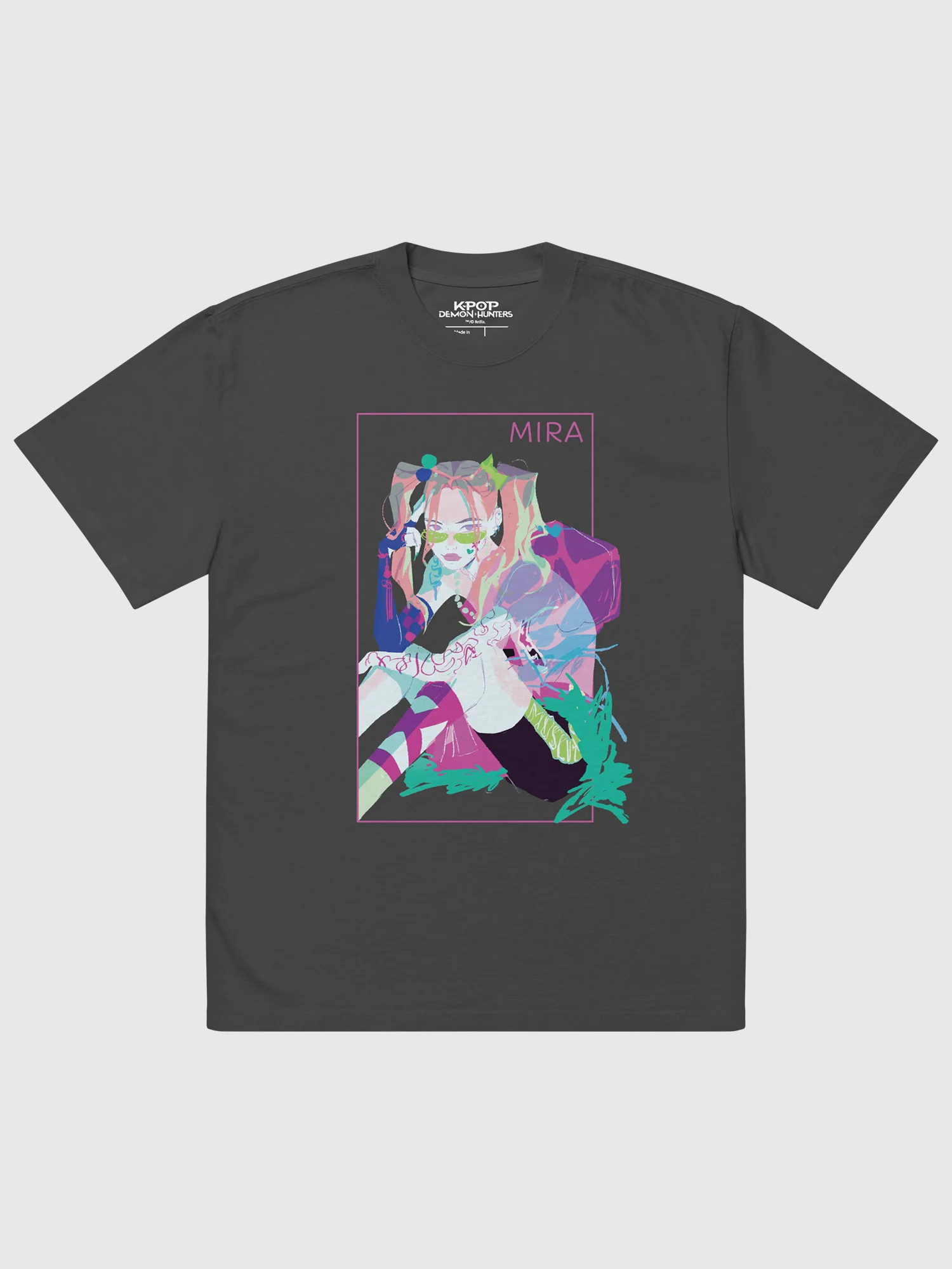 KPop Demon Hunters Mira Girl Crush Oversized T-Shirt