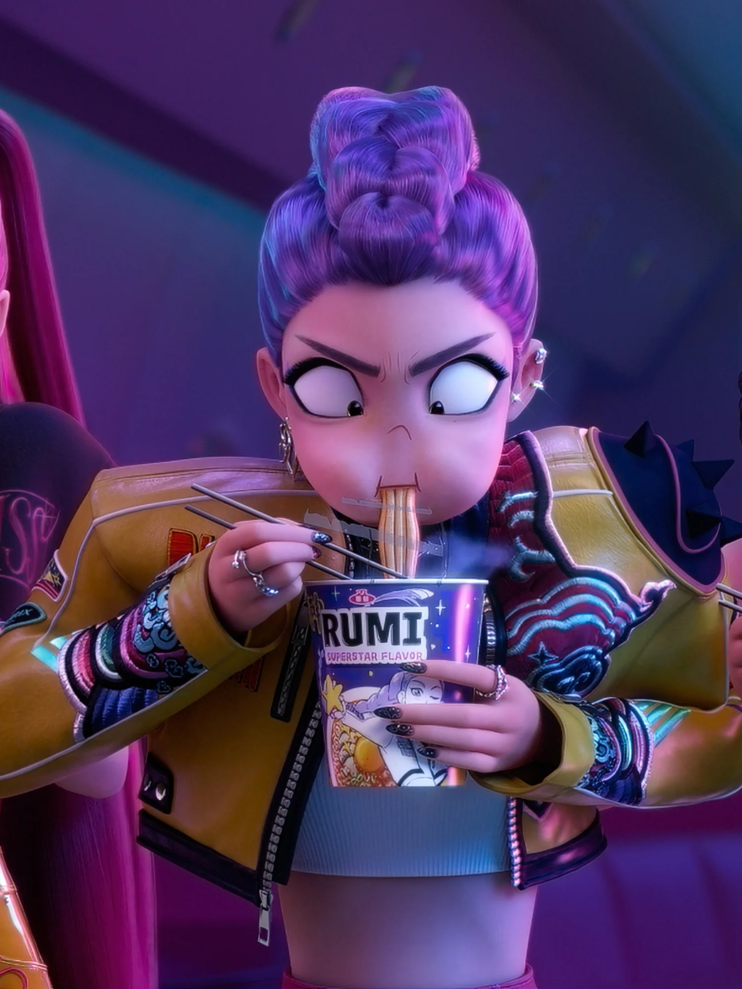 KPop Demon Hunters Rumi Ramyeon Can Glass - Image 2