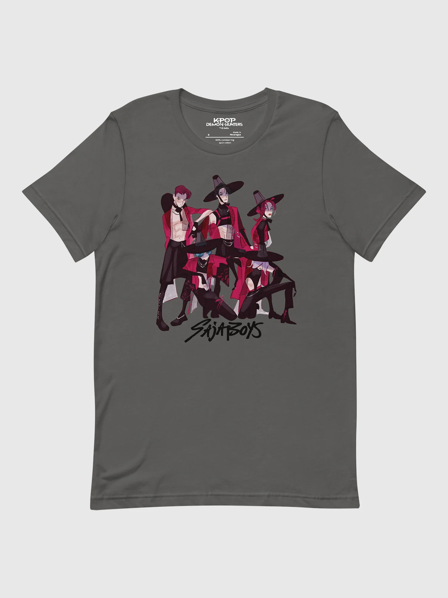 KPop Demon Hunters SAJA BOYS Demon Boy Band T-Shirt