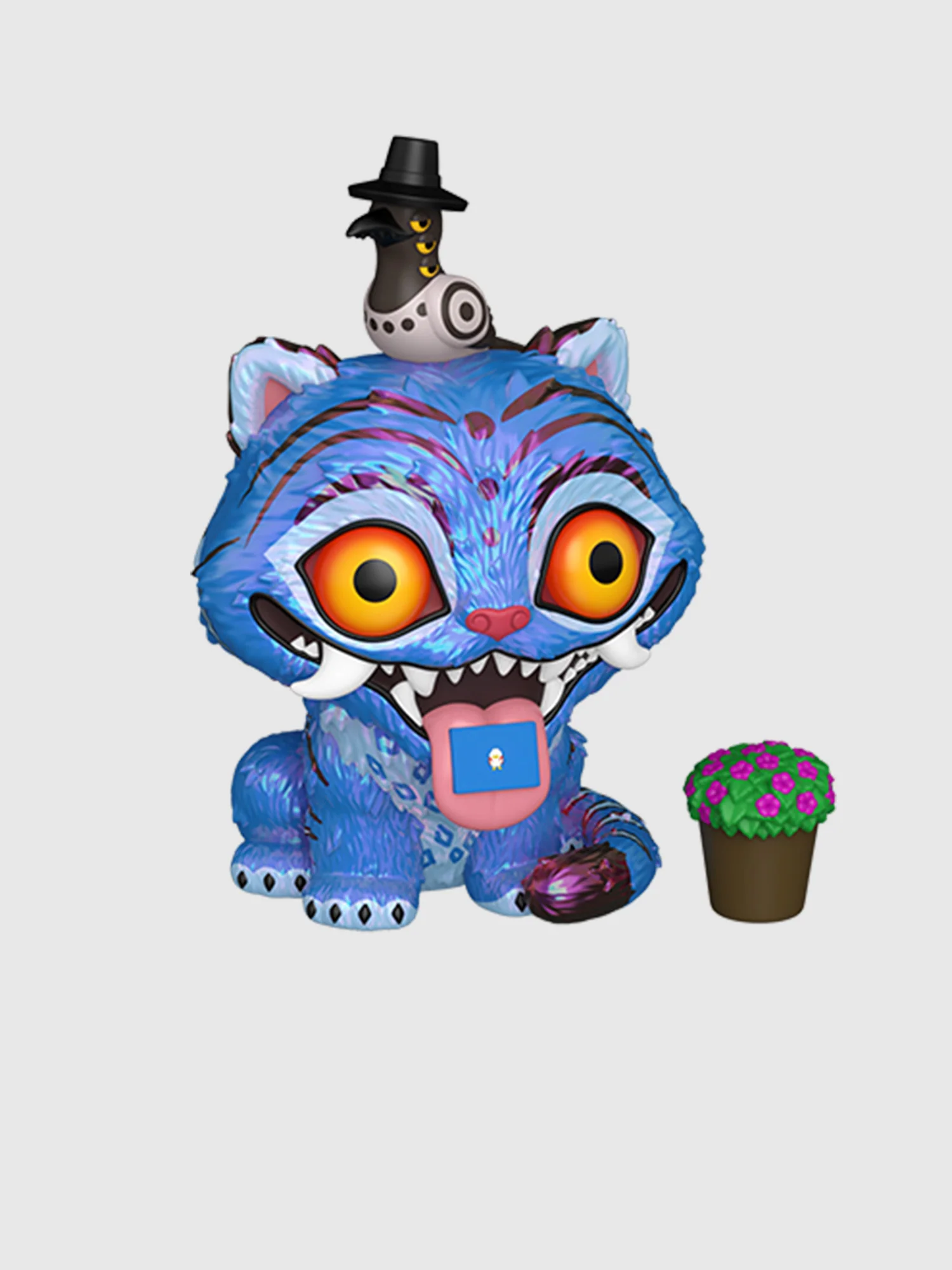 KPop Demon Hunters Derpy Tiger with Sussie Glow in the Dark Funko Pop! Premium Figure - Image 3