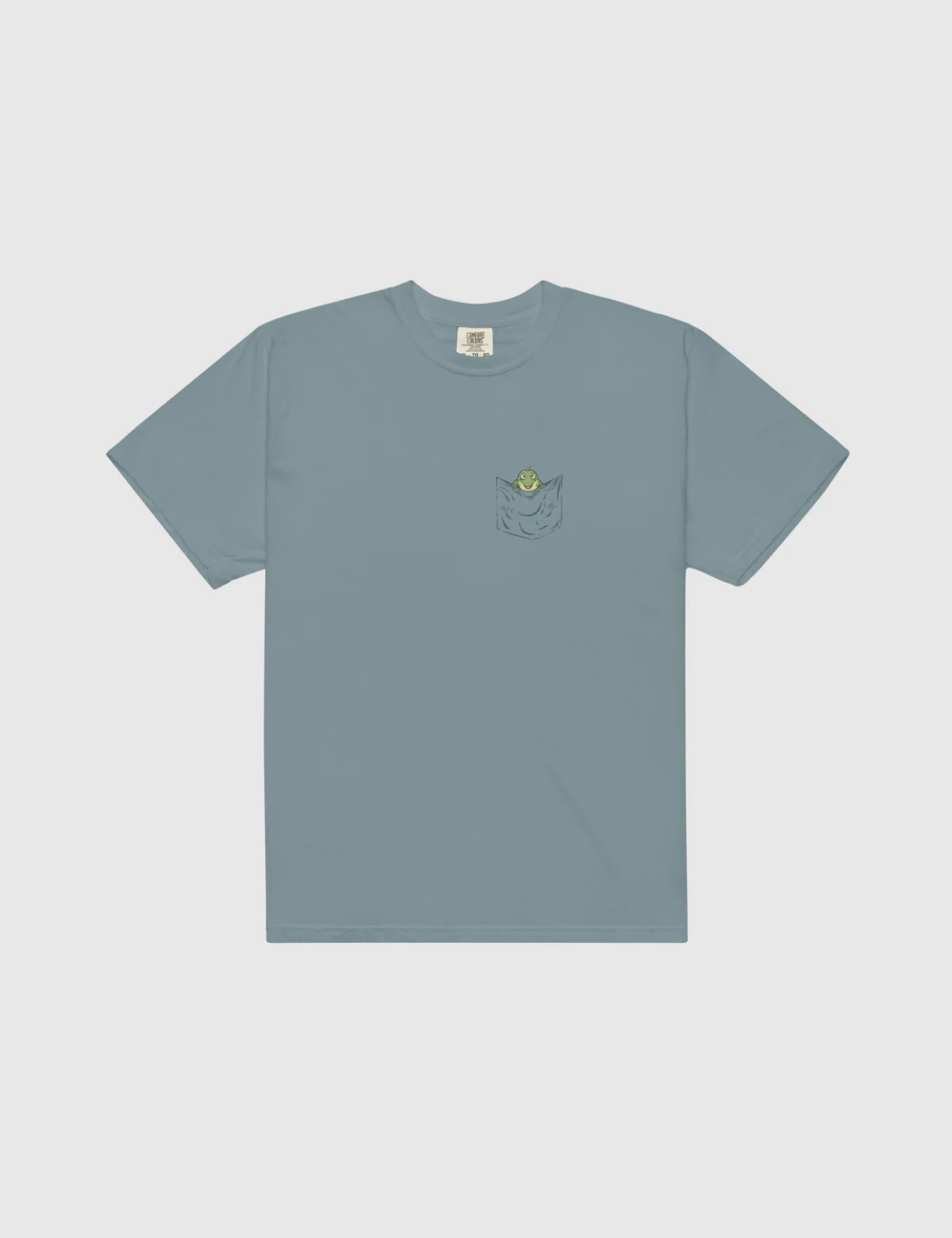 Leo Pocket Unisex T-Shirt [Ice Blue]