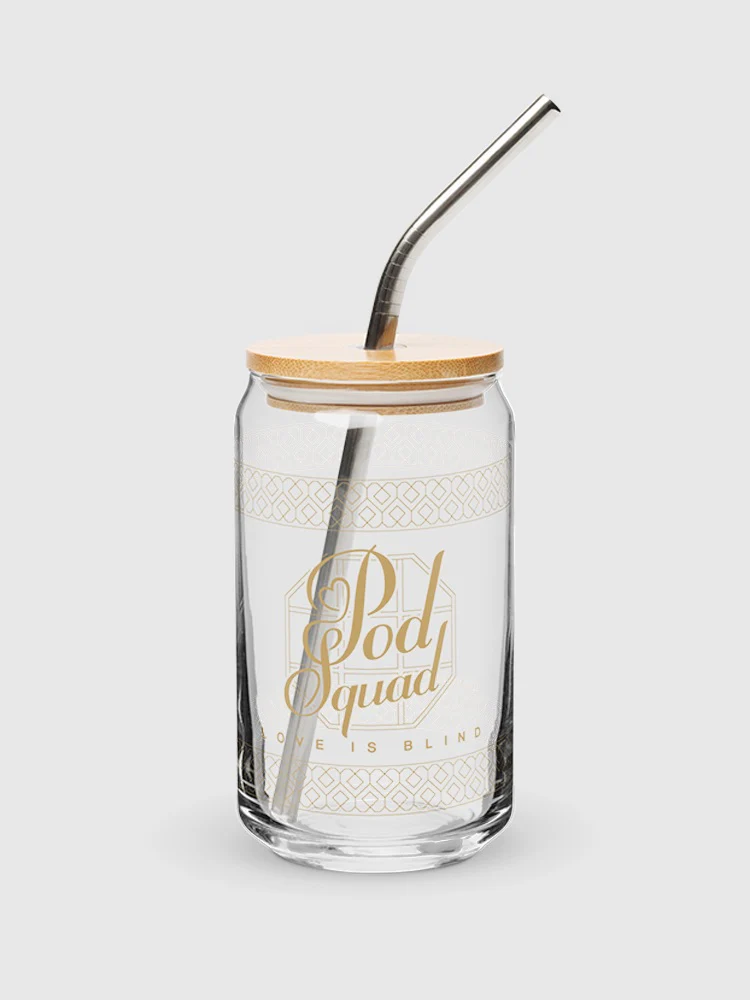 Love is Blind Pod Squad 16 oz. Can Shaped Glass