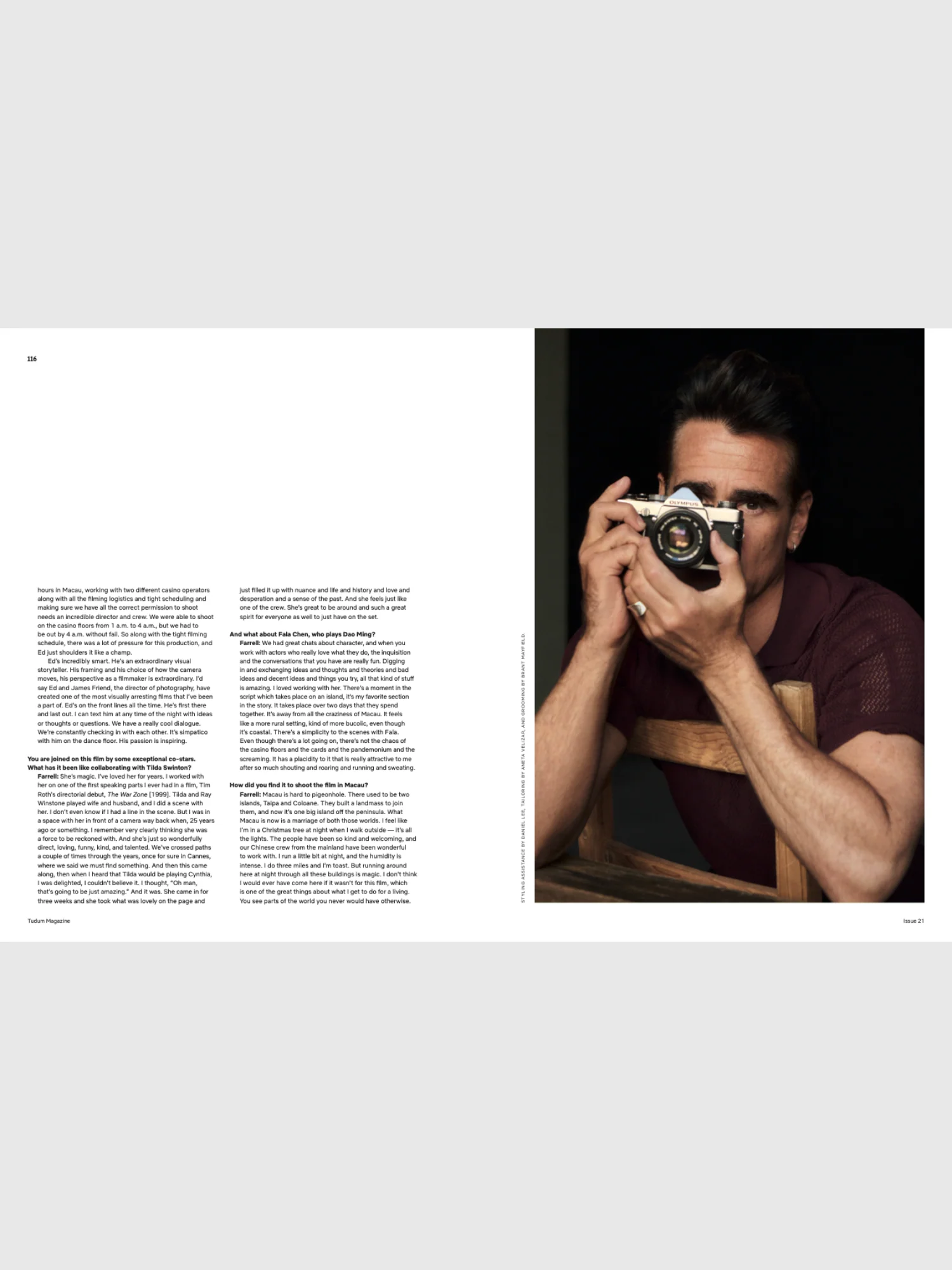 Tudum Magazine Issue Twenty One - Colin Farrell - Image 4