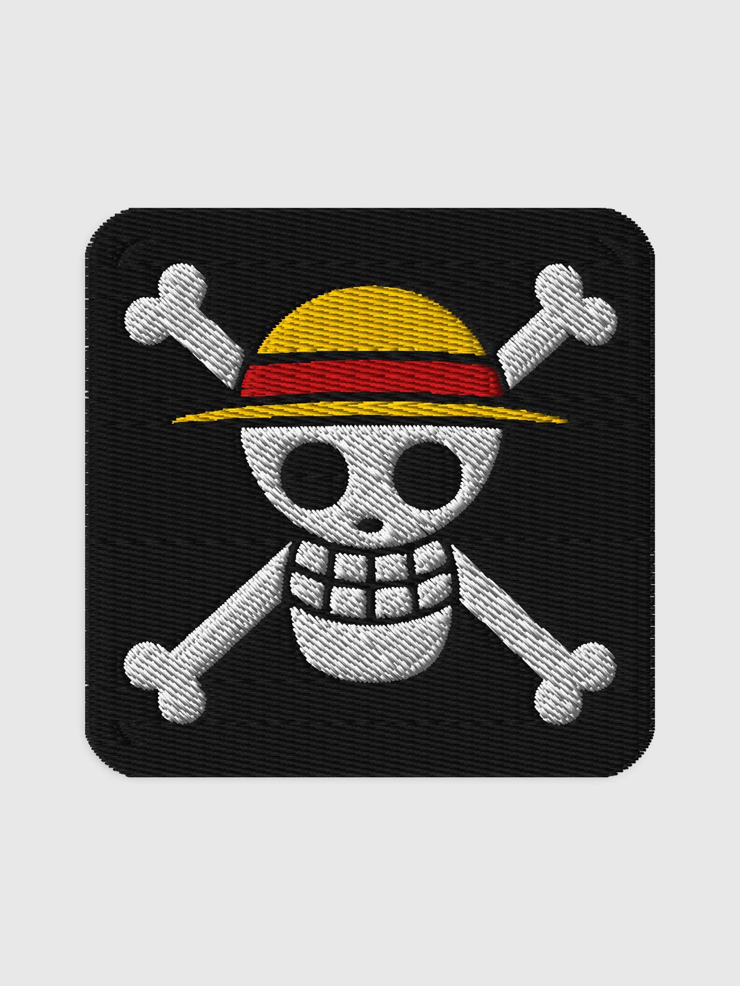 One Piece Embroidered Patch Chopper Skull