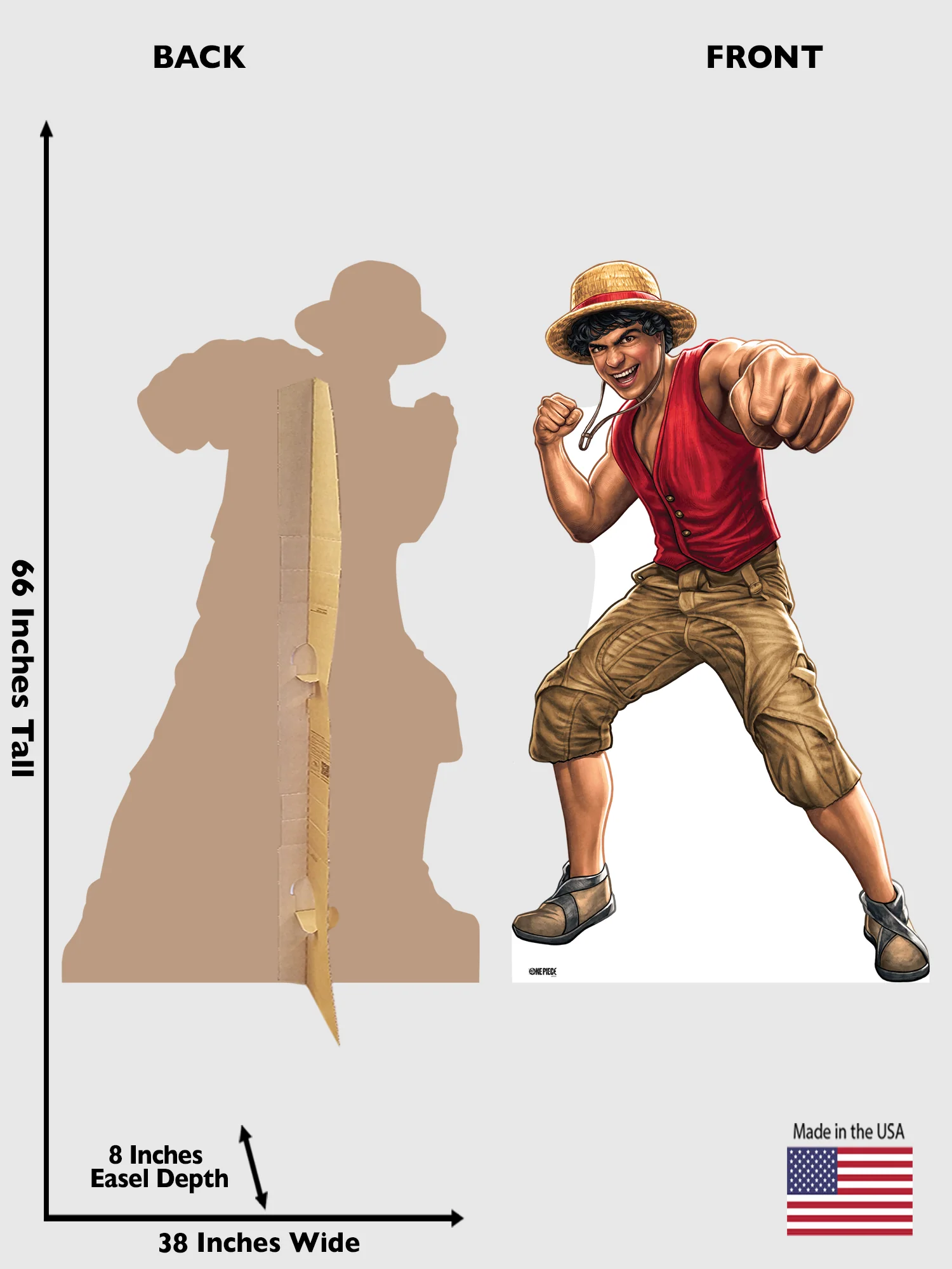 One Piece Monkey D. Luffy Standee - Image 2