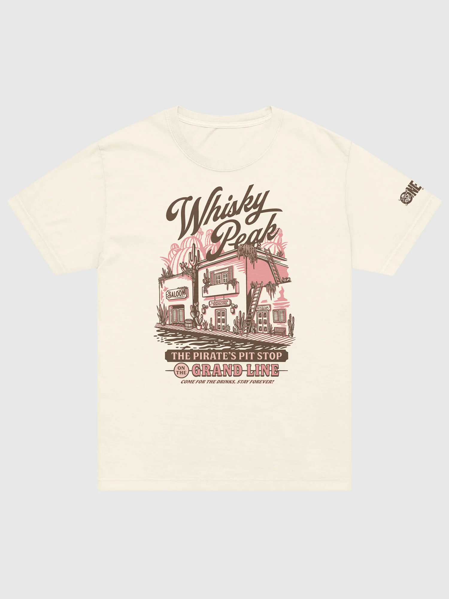 One Piece Oversized T-Shirt Whisky Peak