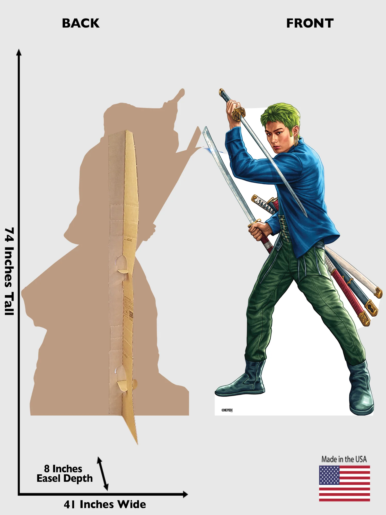 One Piece Roronoa Zoro Standee - Image 2