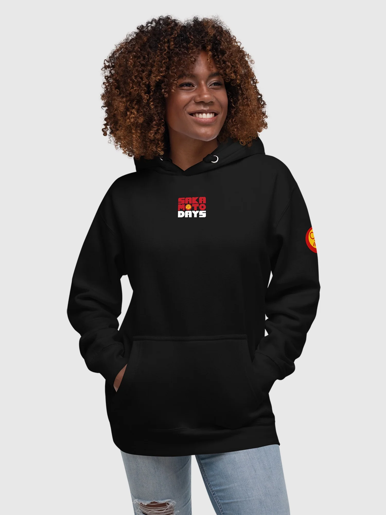 Sakamoto Days Live a Happy Life Hoodie - Image 4