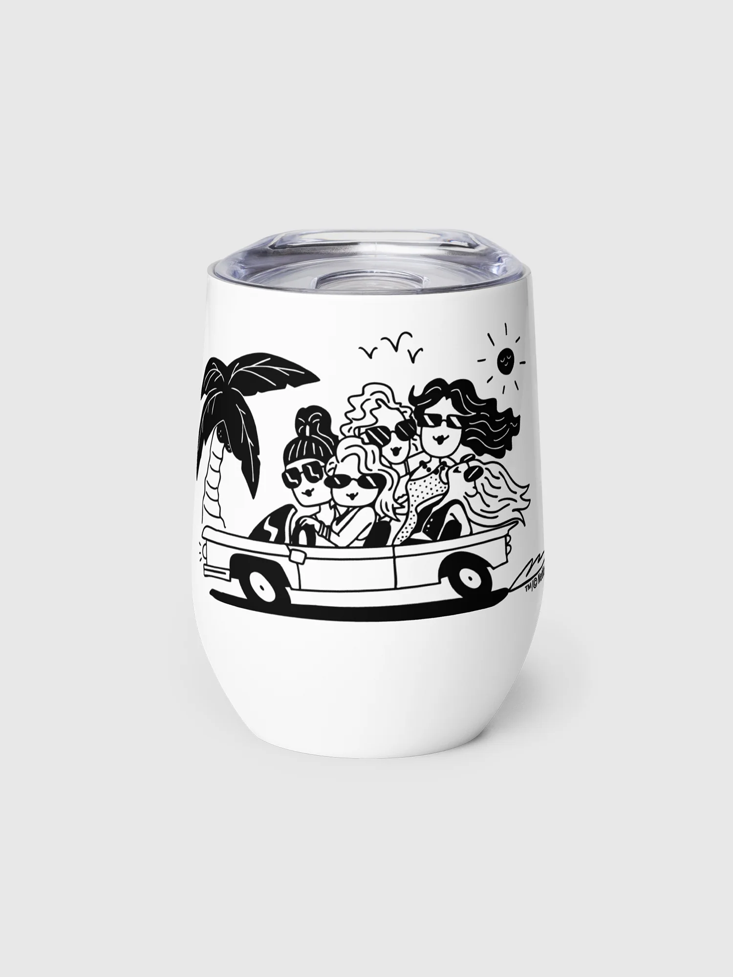Selling Sunset Wine Tumbler "Fraud Love"