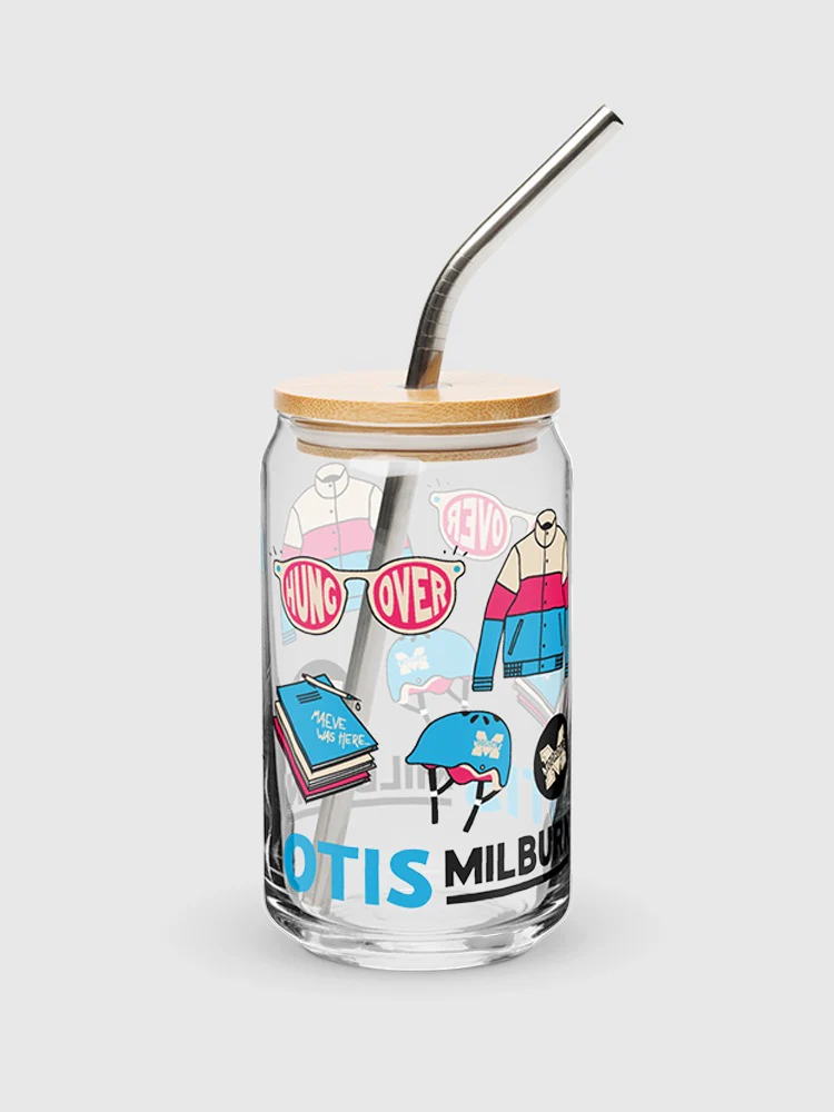 Sex Education Otis Milburn 16 oz. Can Shaped Glass - Image 2