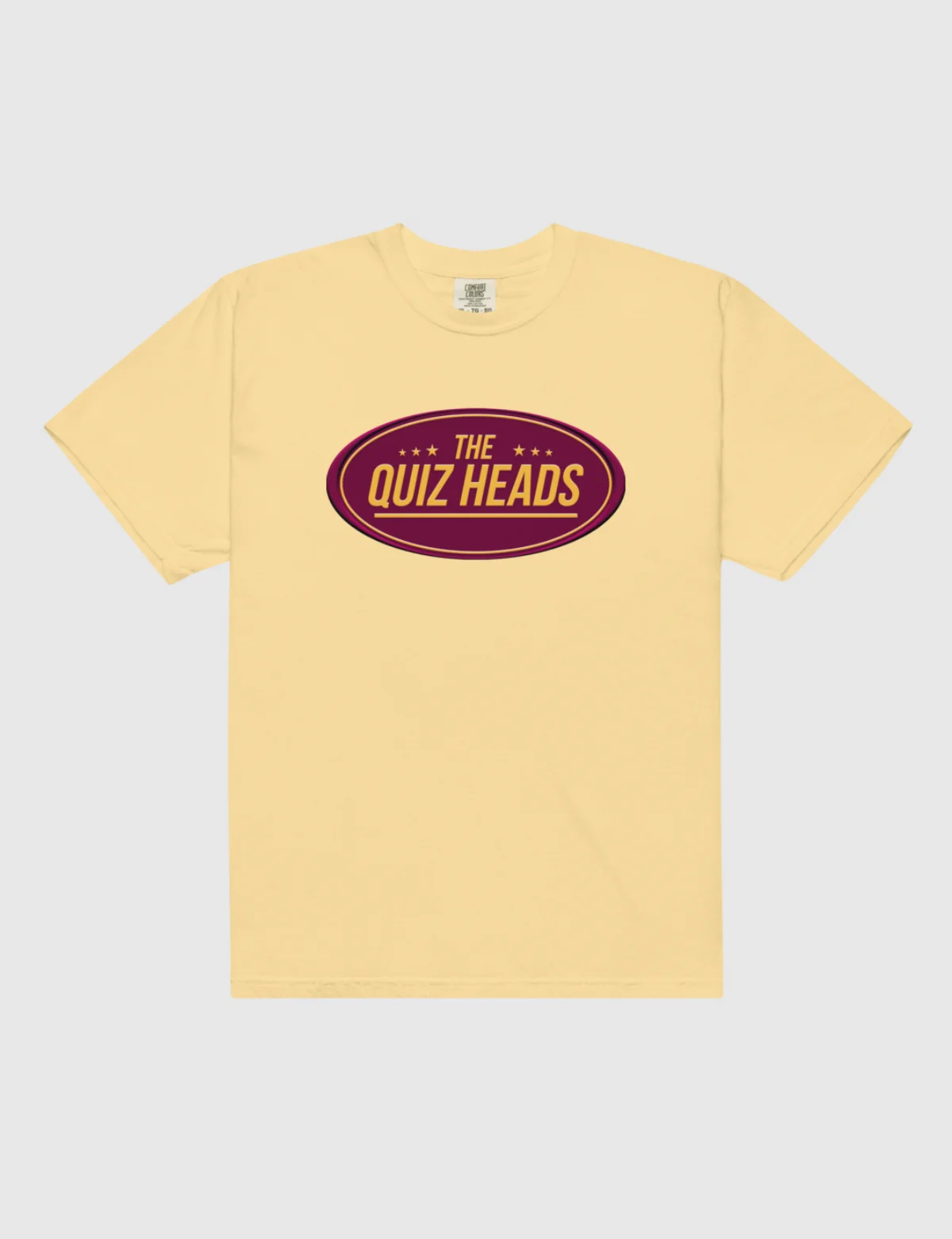 Sex Education The Quiz Heads Unisex Heavyweight T-Shirt [Yellow]