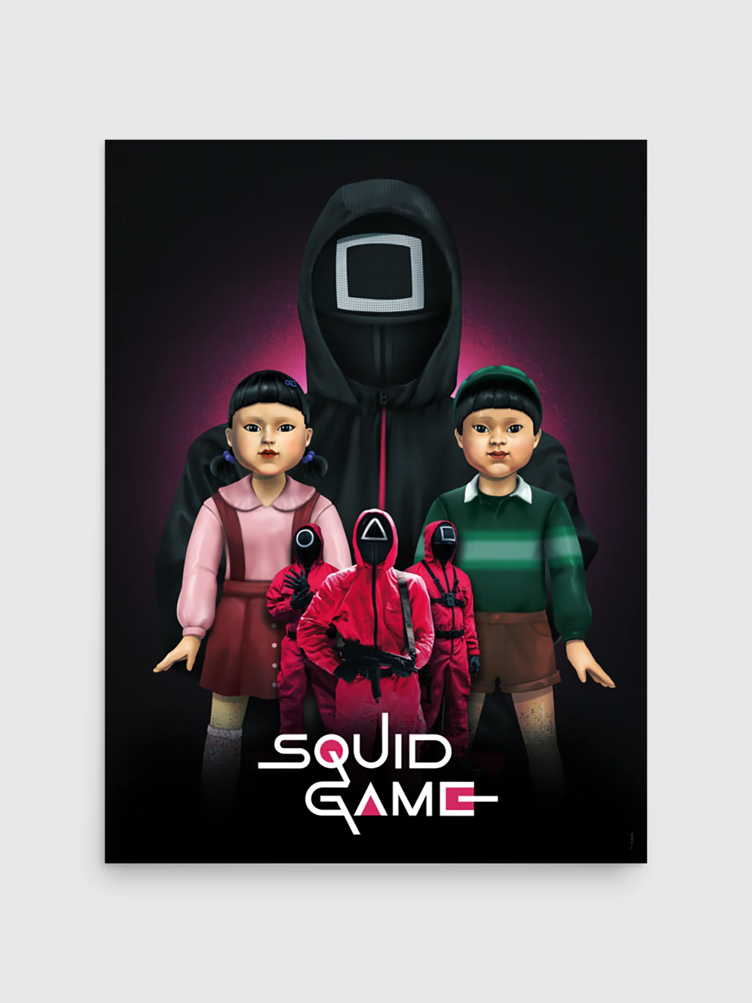 Squid Game Collage Poster
