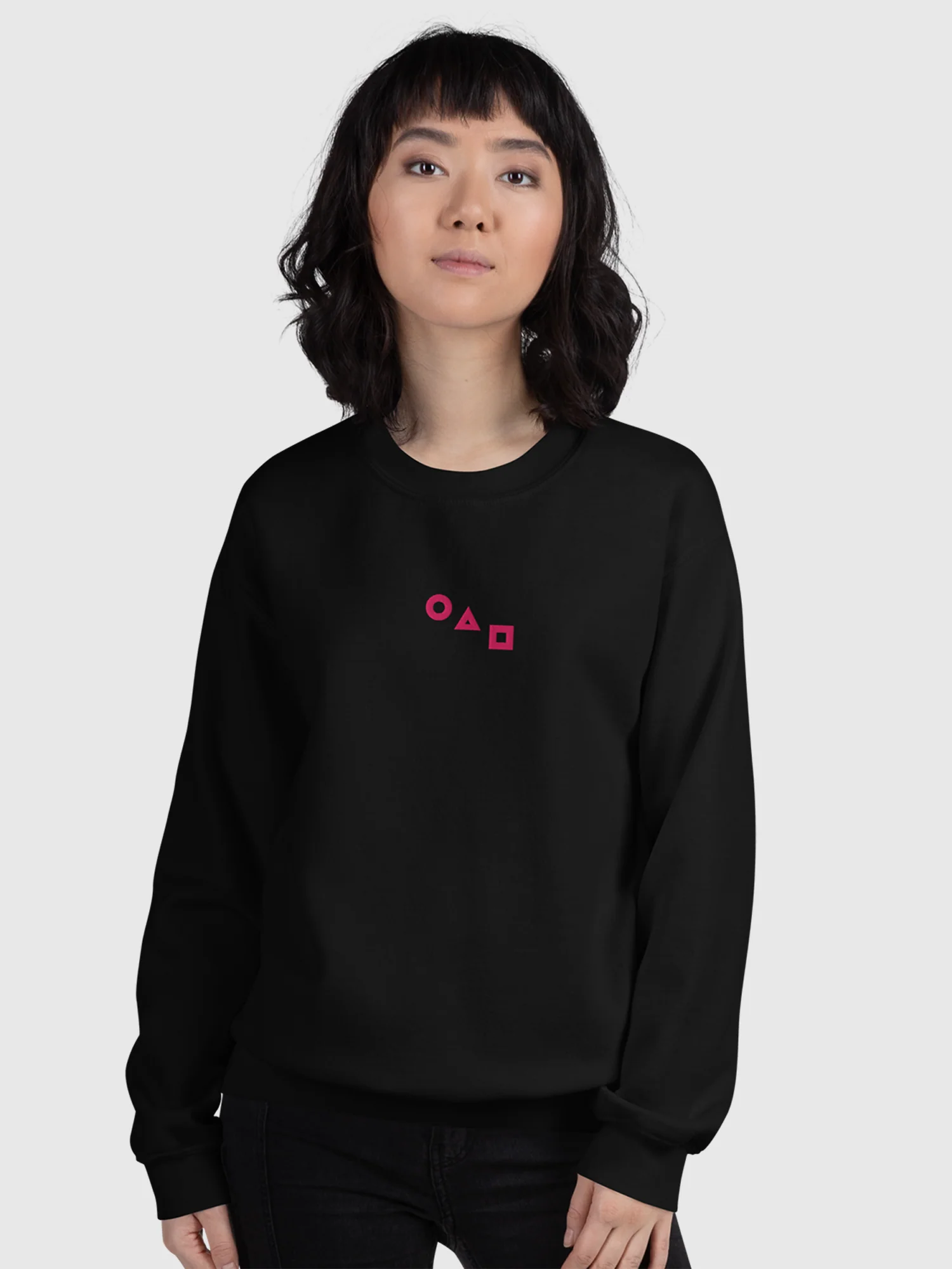 Squid Game Mask Embroidered Sweatshirt - Image 2