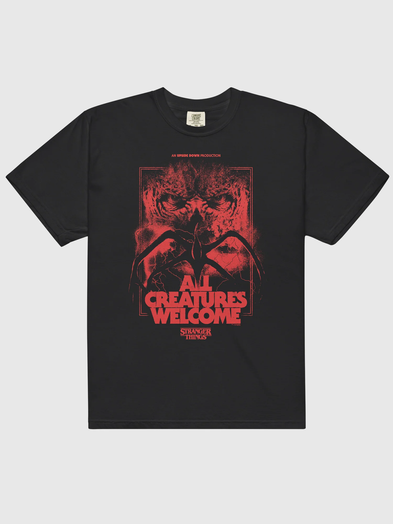 Stranger Things All Creatures Welcome Comfort Colors T-Shirt