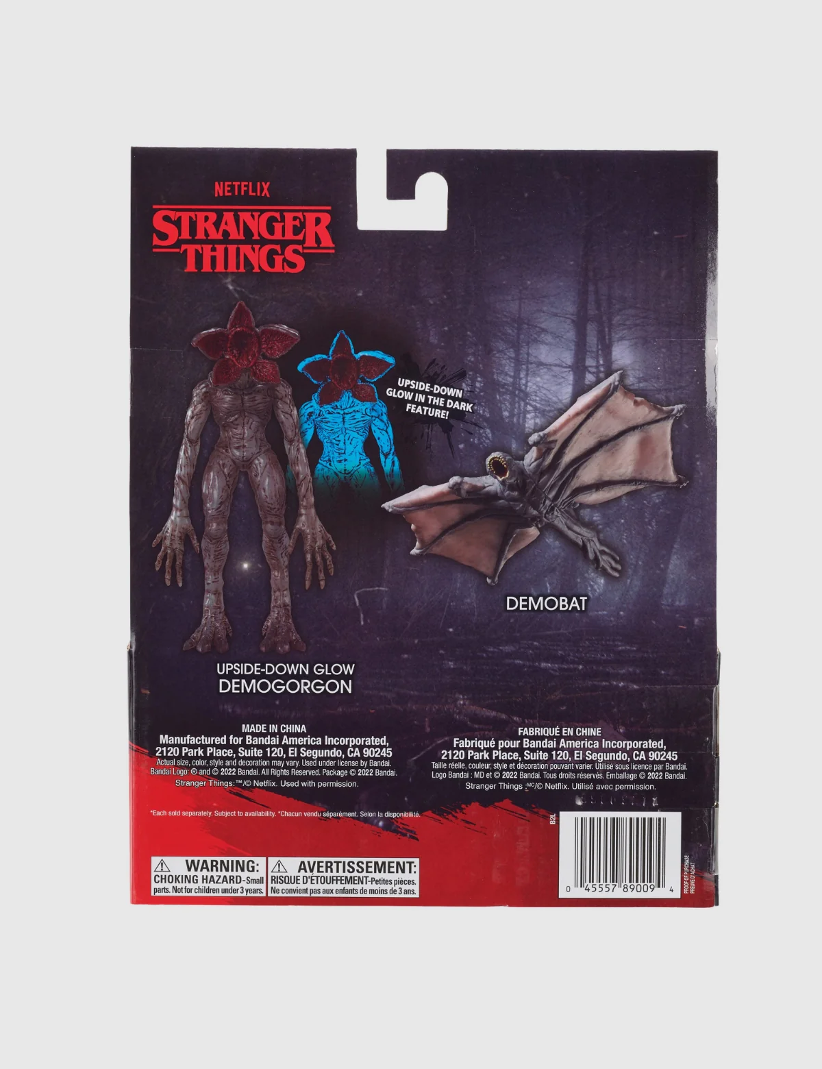 Stranger Things Bandai 7" Glow in the Dark Demo Bat Figure - Image 8