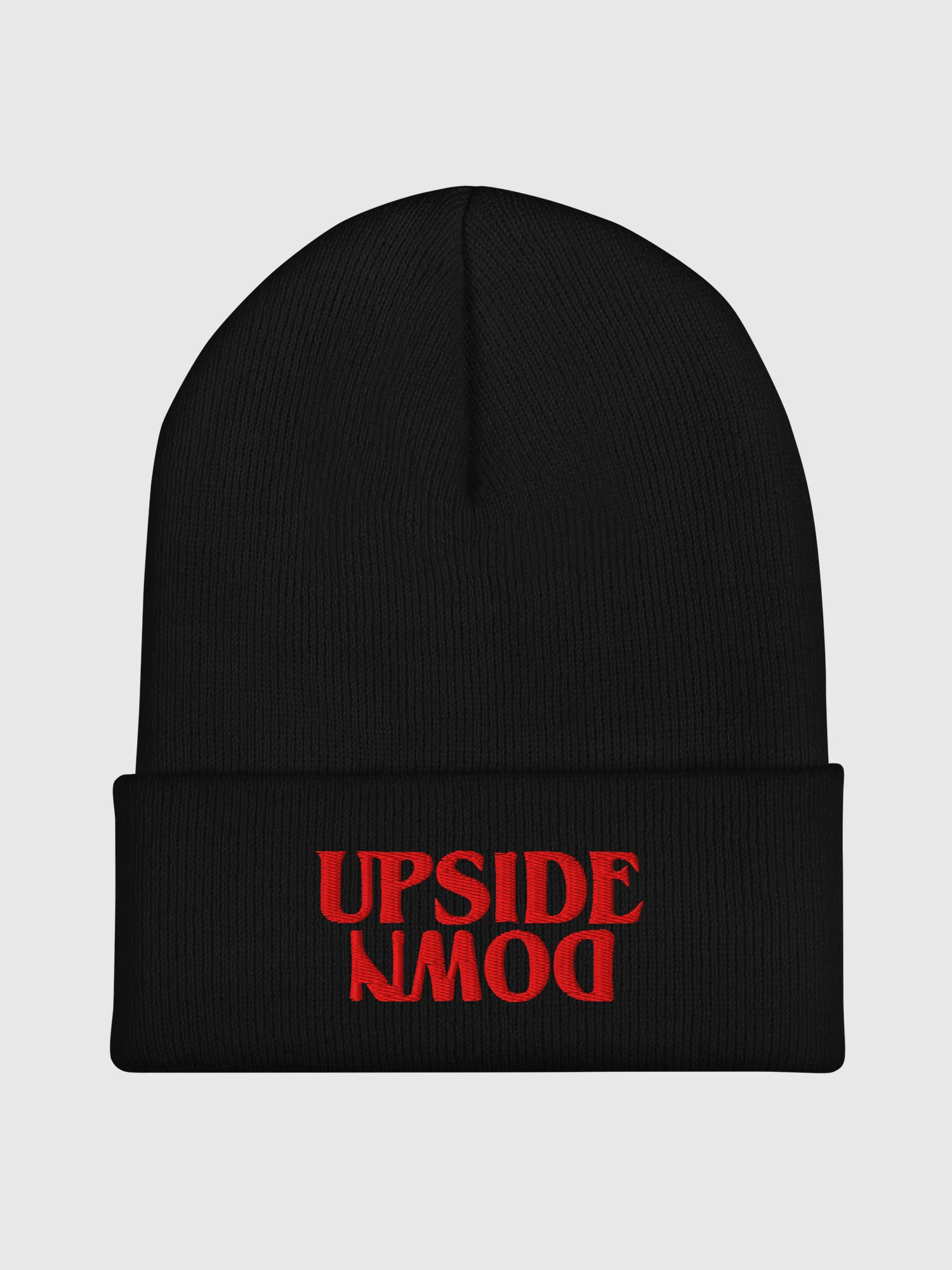 Stranger Things Cuffed Beanie Upside Down
