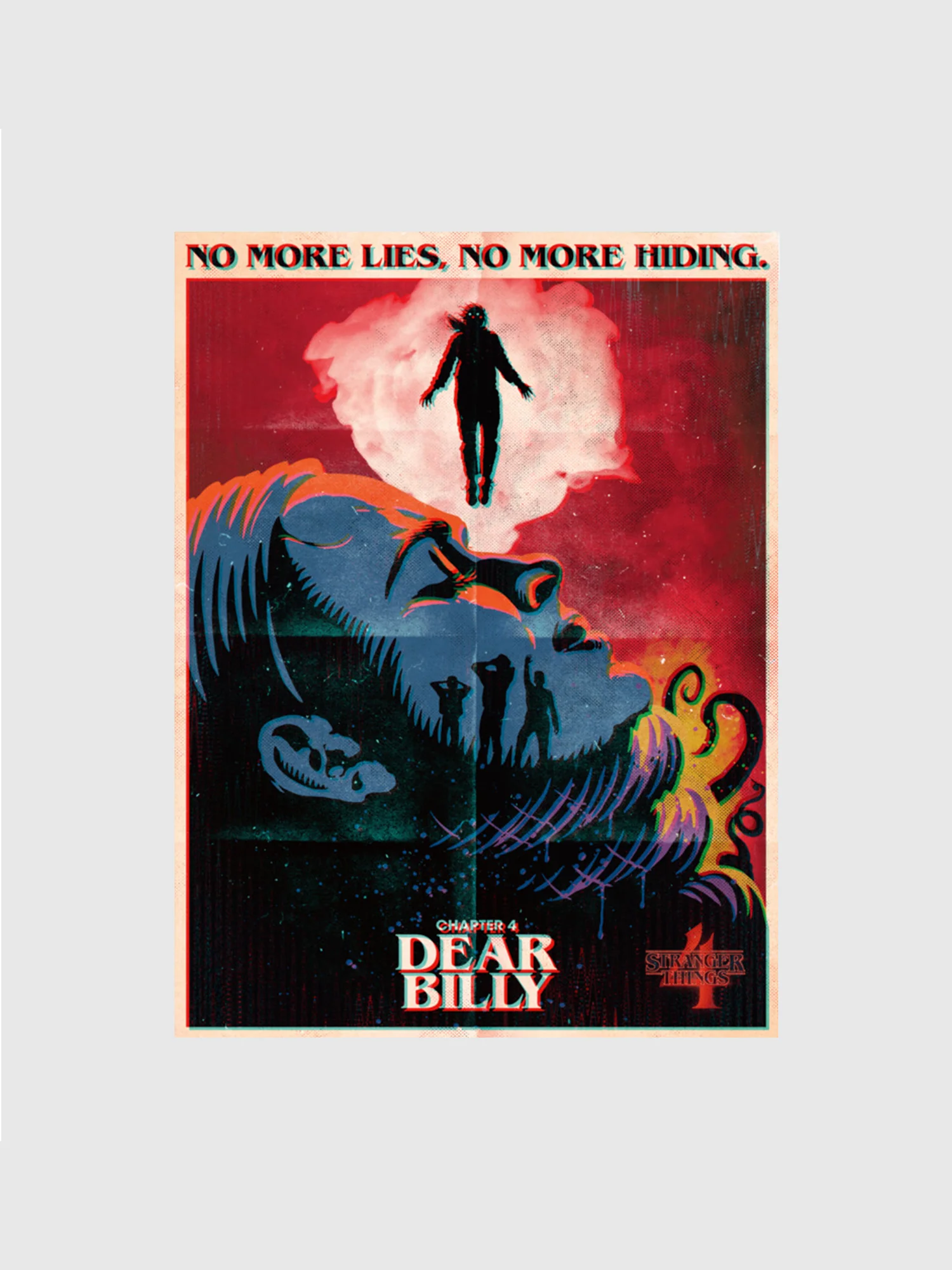Stranger Things Season 4 x Butcher Billy Dear Billy Poster [24x36]