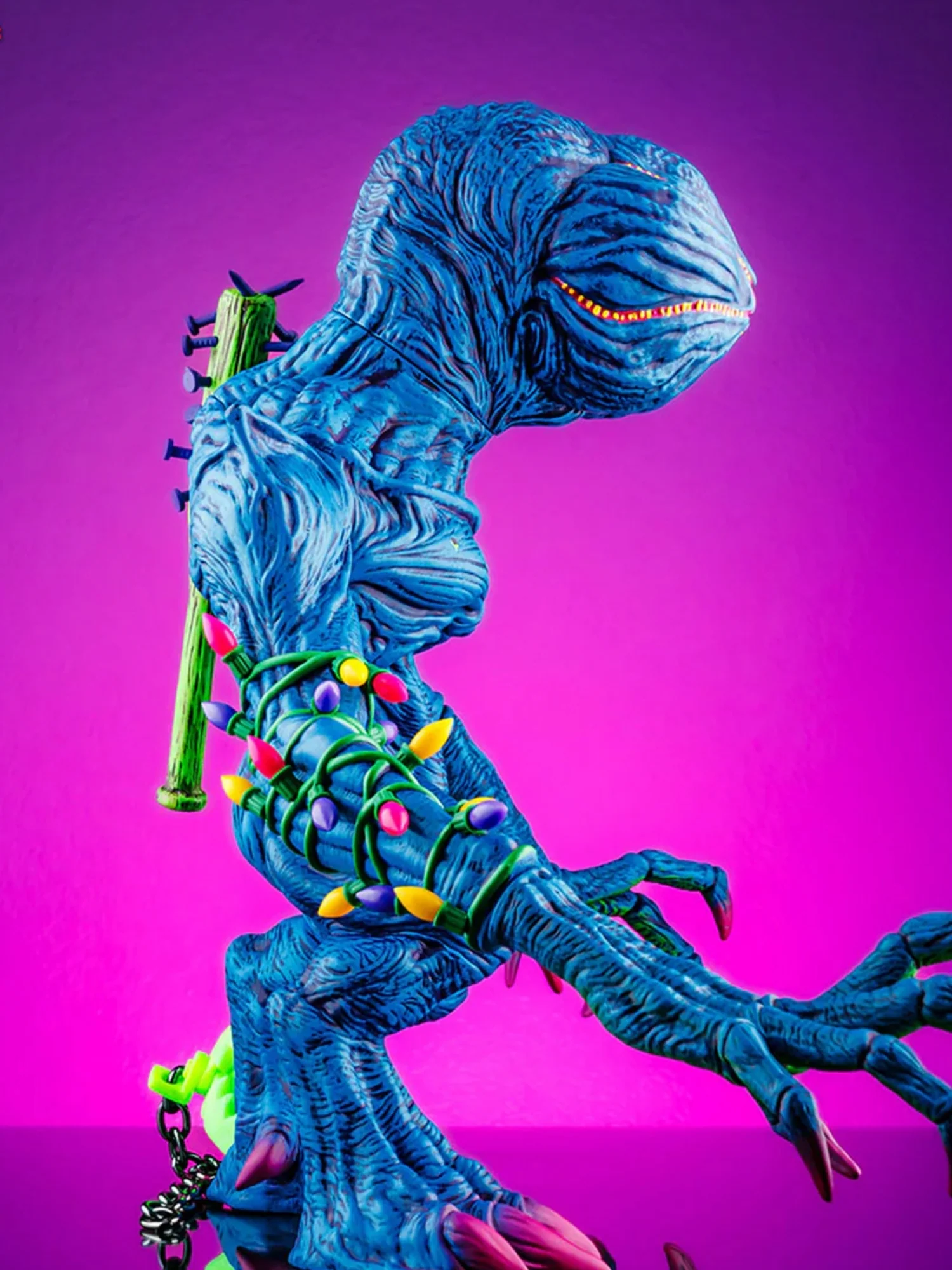 Stranger Things Demogorgon Vinyl Designer Figure by James Groman - 80's Fever Variant - Image 3