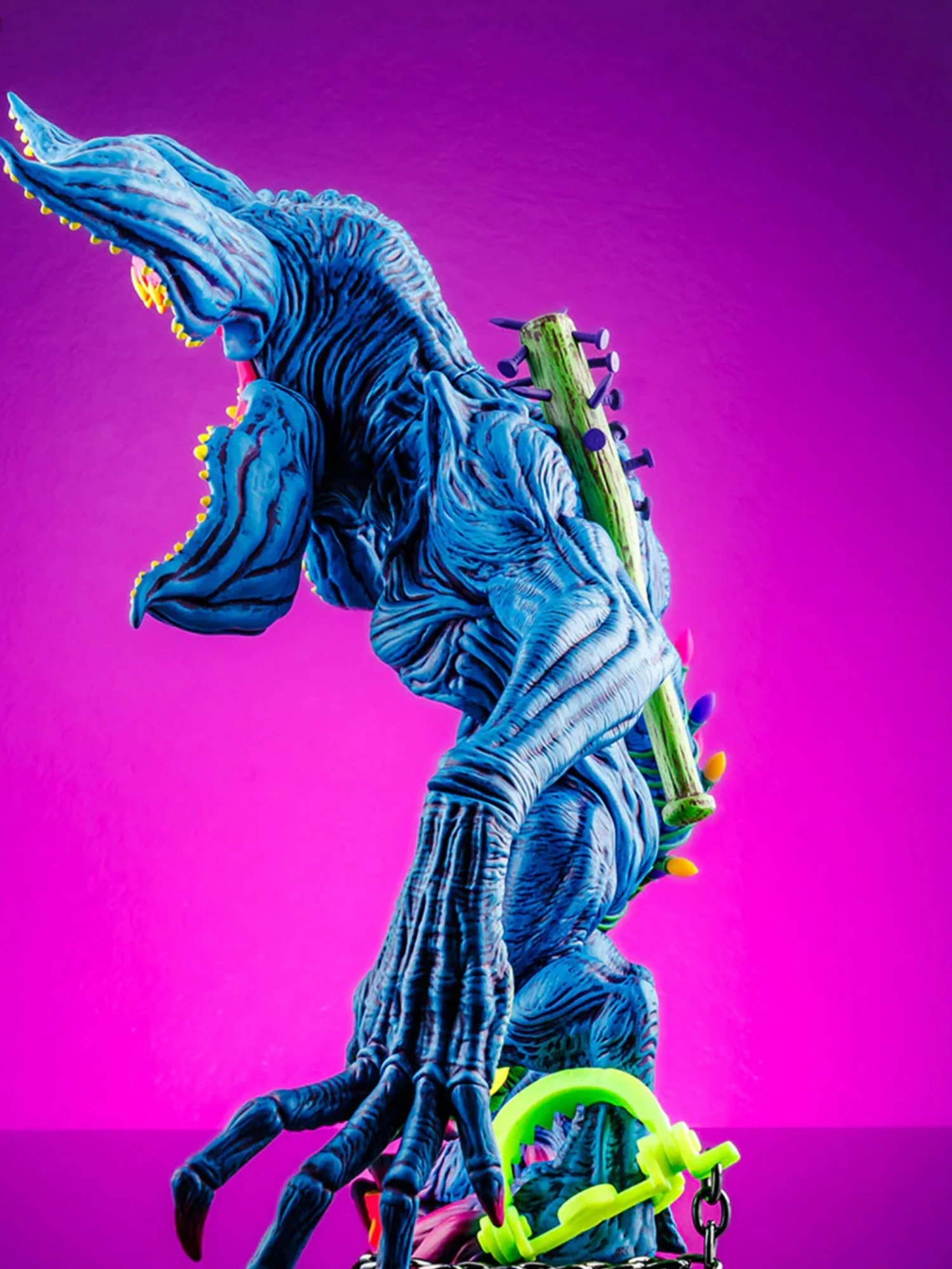 Stranger Things Demogorgon Vinyl Designer Figure by James Groman - 80's Fever Variant - Image 7