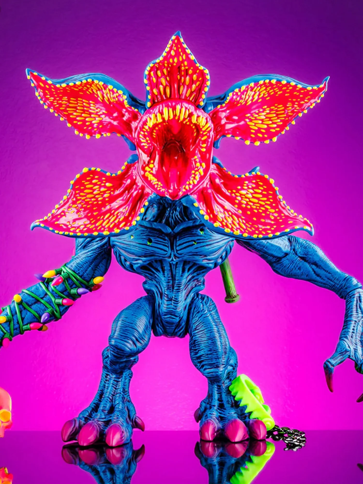 Stranger Things Demogorgon Vinyl Designer Figure by James Groman - 80's Fever Variant - Image 8