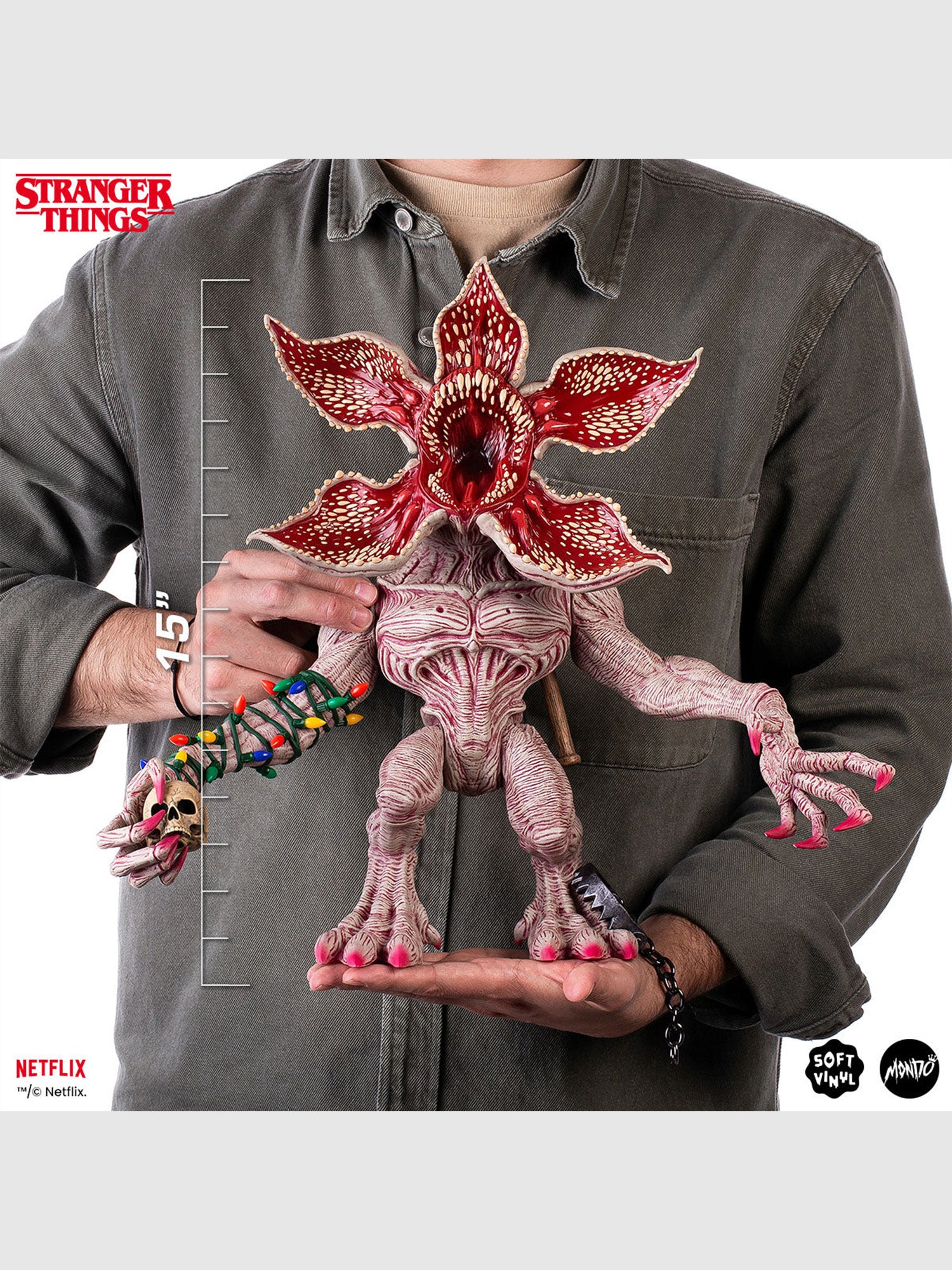 Stranger Things Demogorgon Vinyl Designer Figure by James Groman - Image 9
