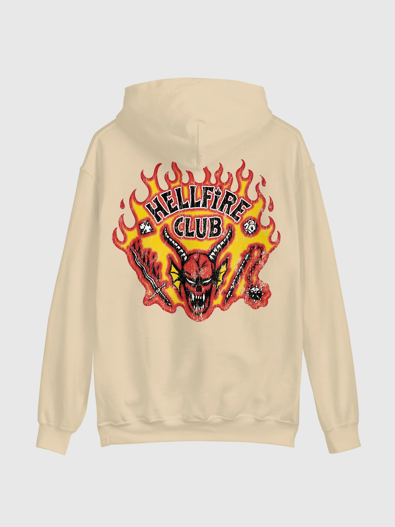 Stranger Things Hoodie Burning Hellfire Club