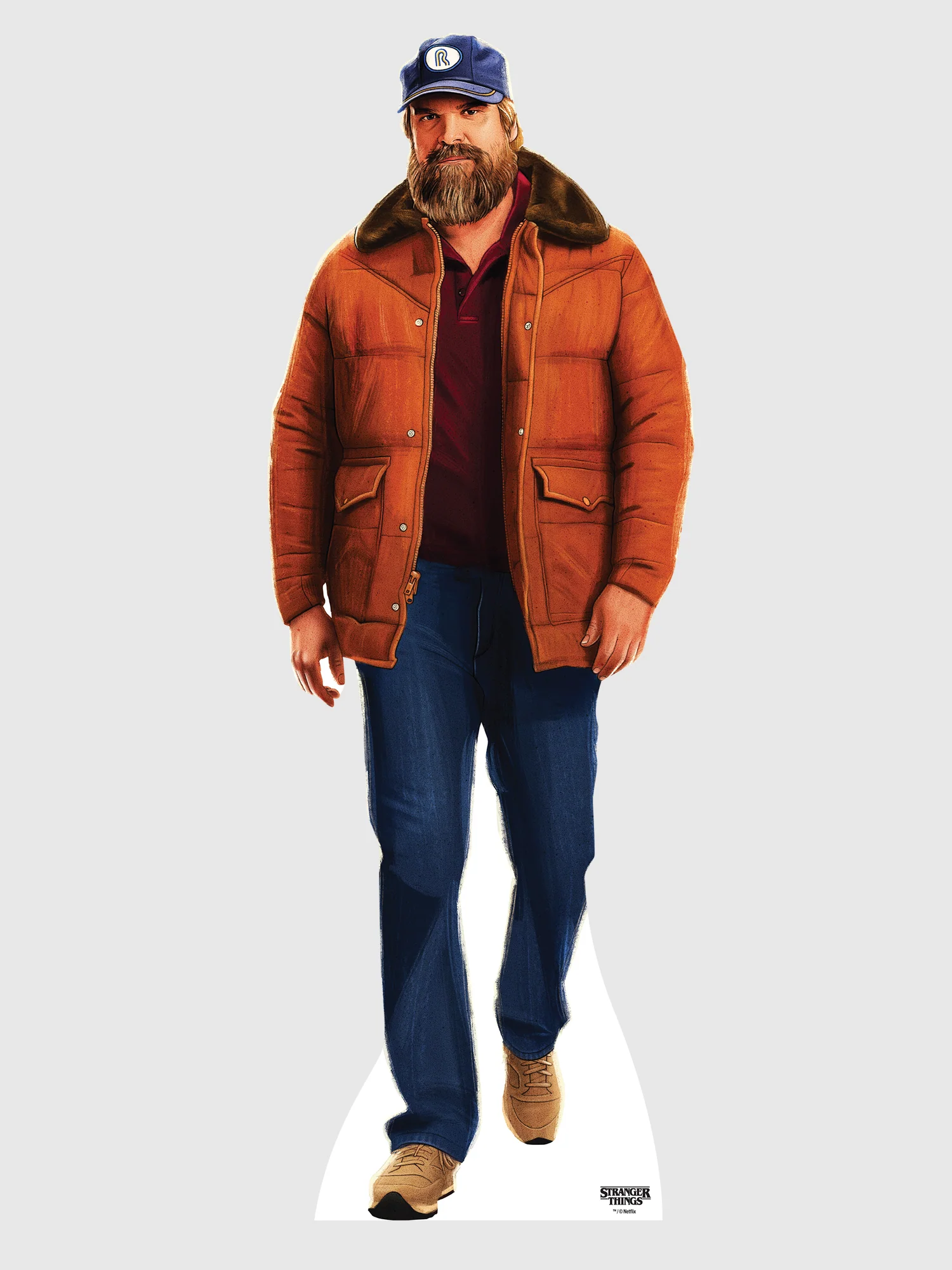Stranger Things Hopper Cardboard Cutout Standee