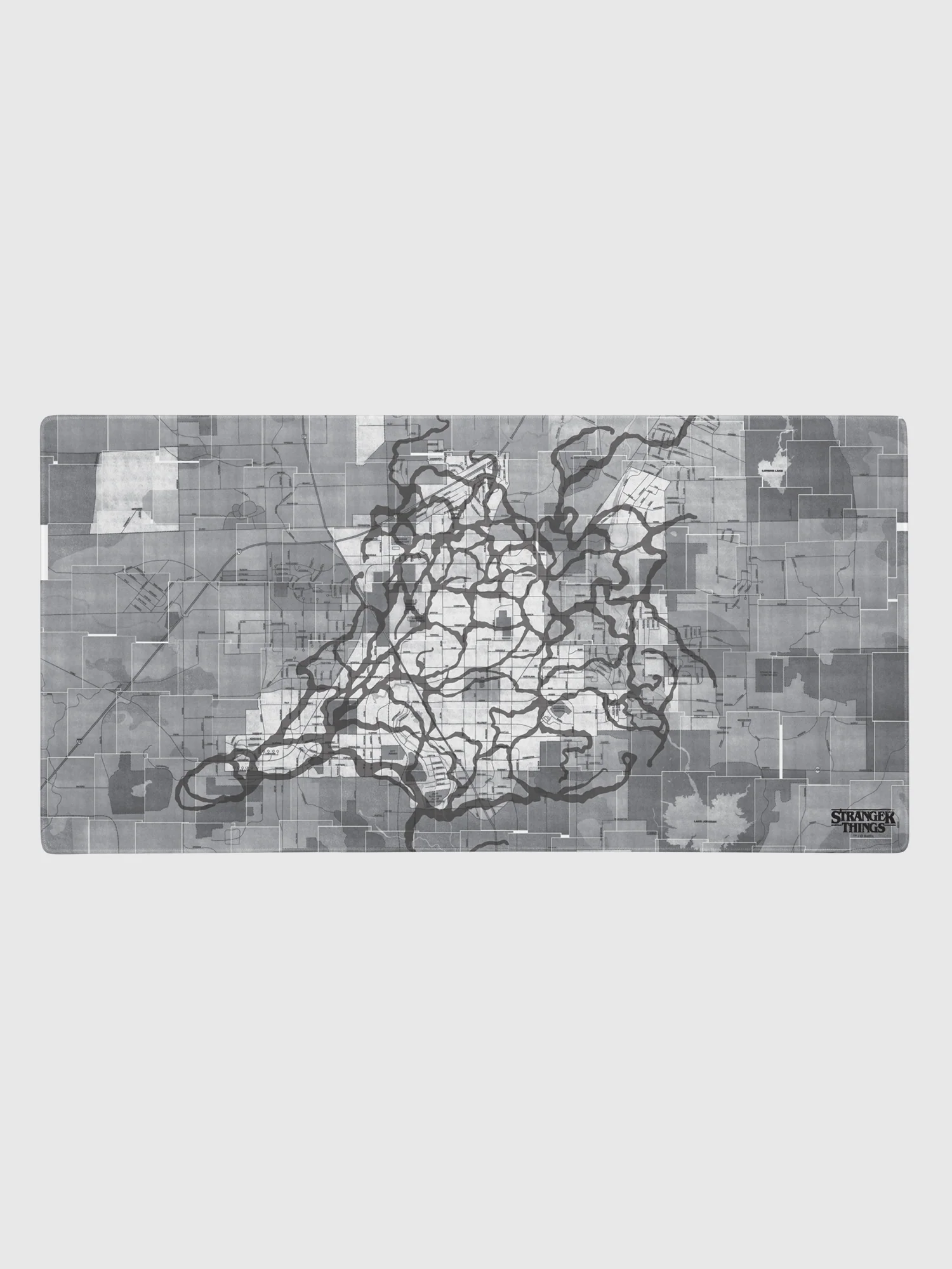 Stranger Things Hawkins Tunnel Map Gaming Mat